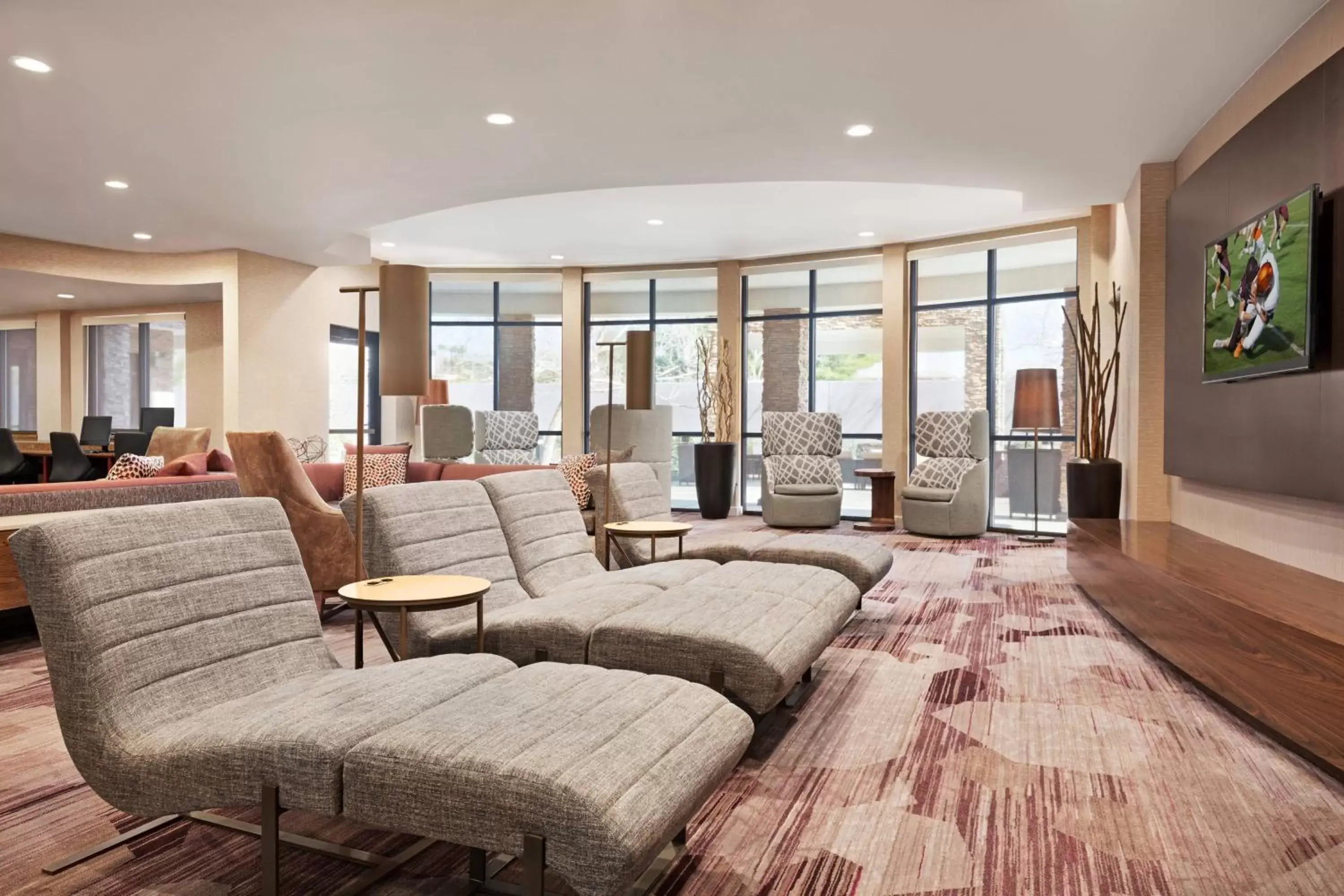 Lobby or reception, Seating Area in Courtyard by Marriott Sacramento Folsom