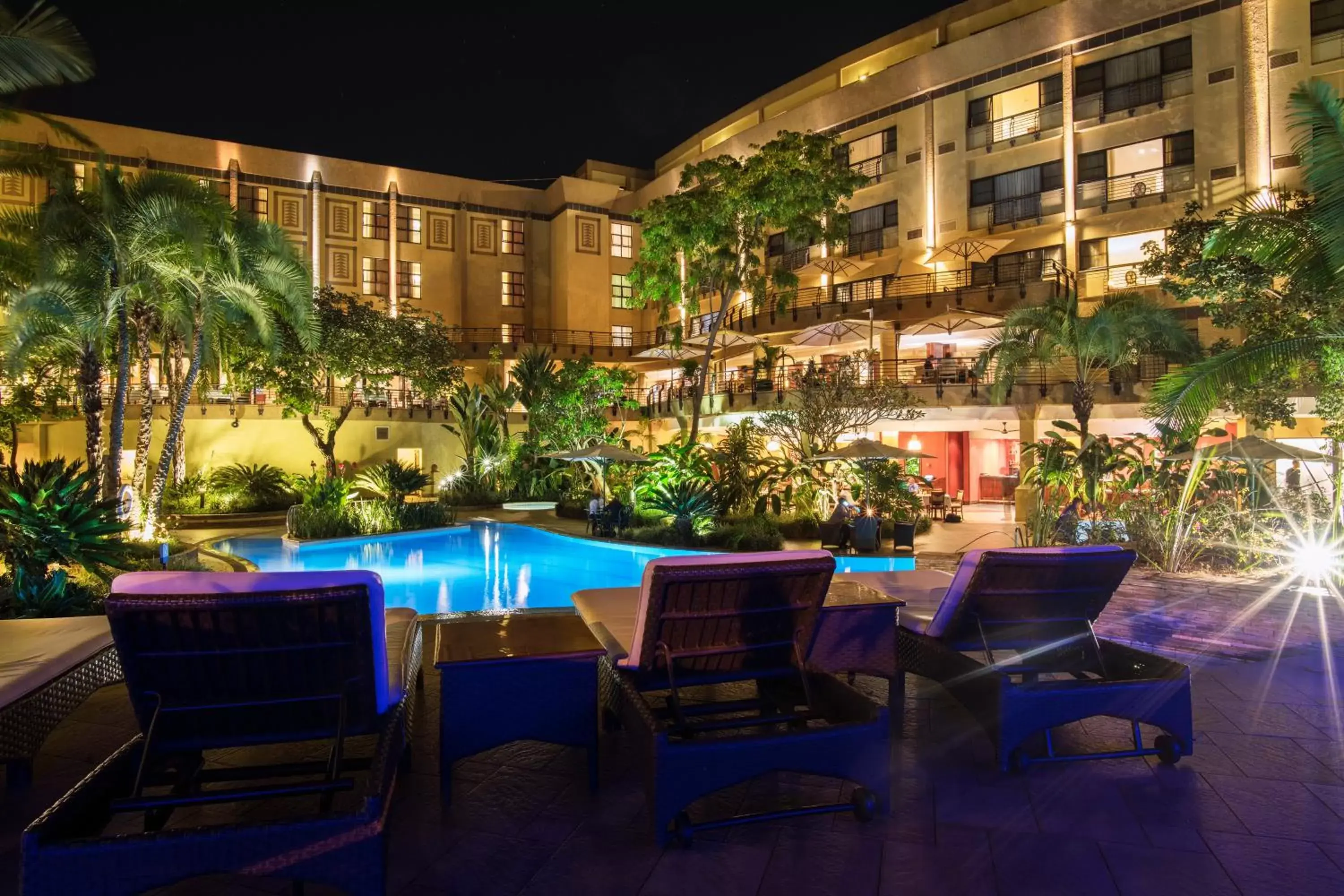 Pool view, Swimming Pool in Kigali Serena Hotel