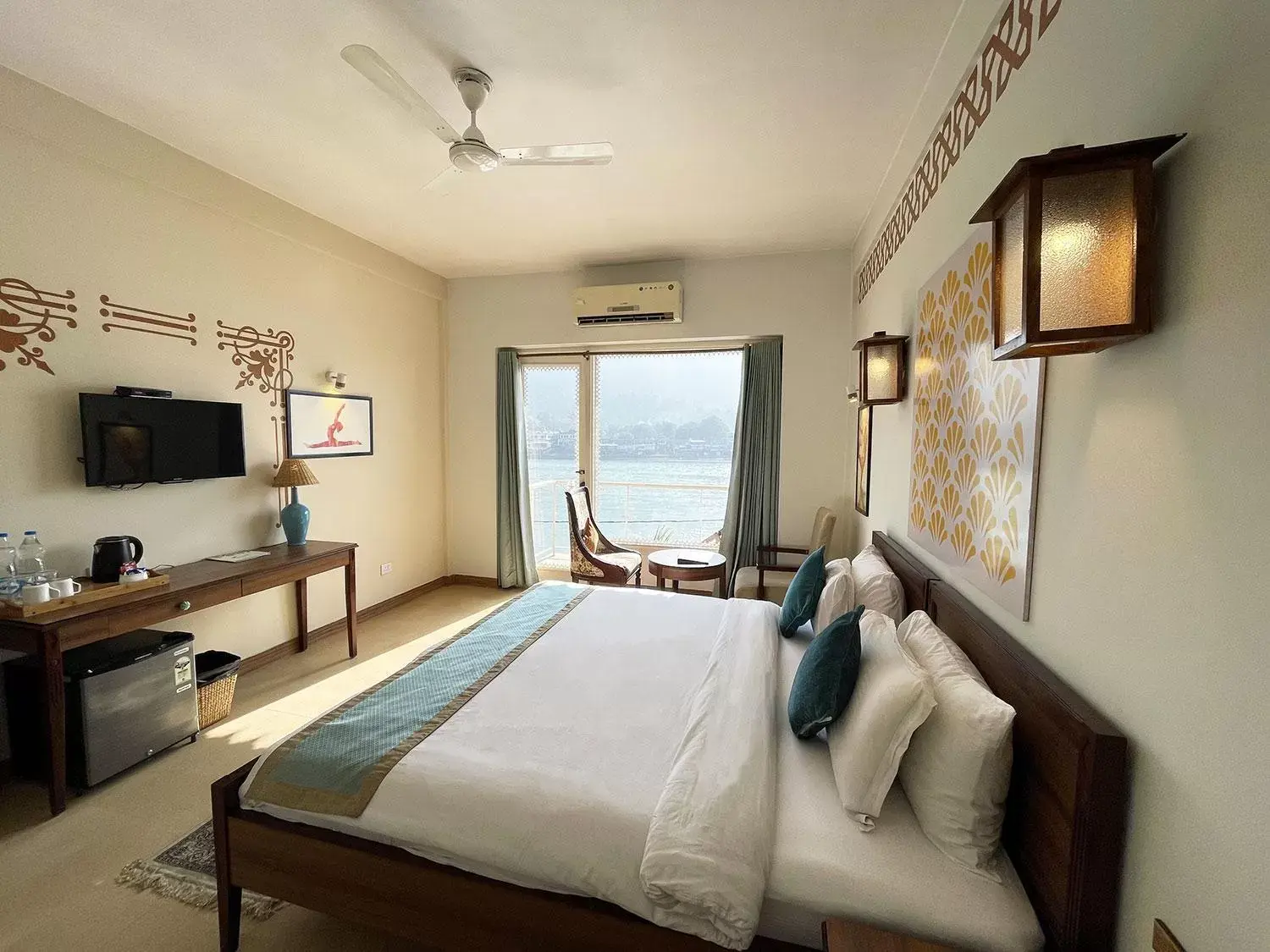 View (from property/room), Bed in Yog Niketan By Sanskriti View (from property/room), Bed in Yog Niketan By Sanskriti
