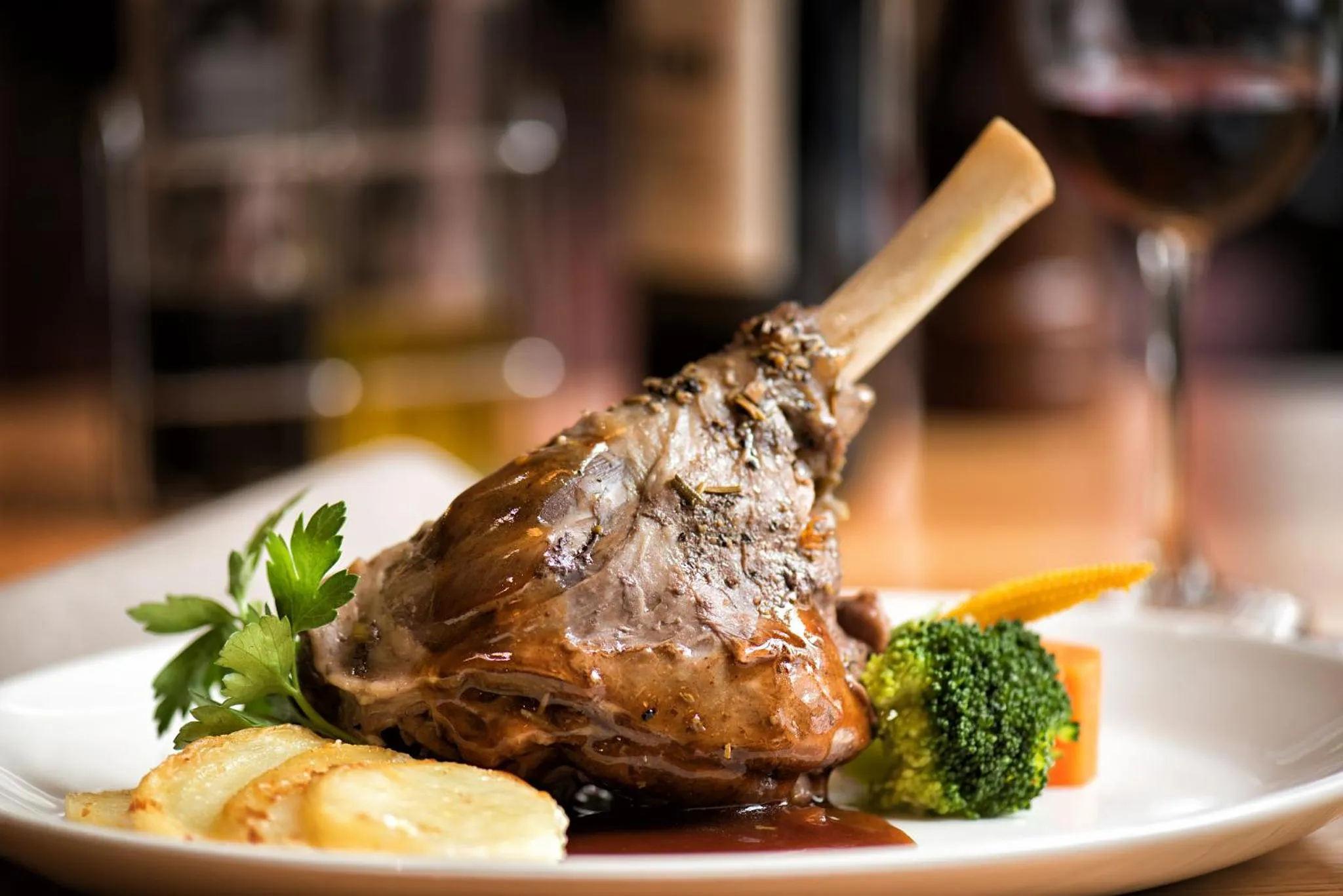 Food close-up in Scott's Hotel