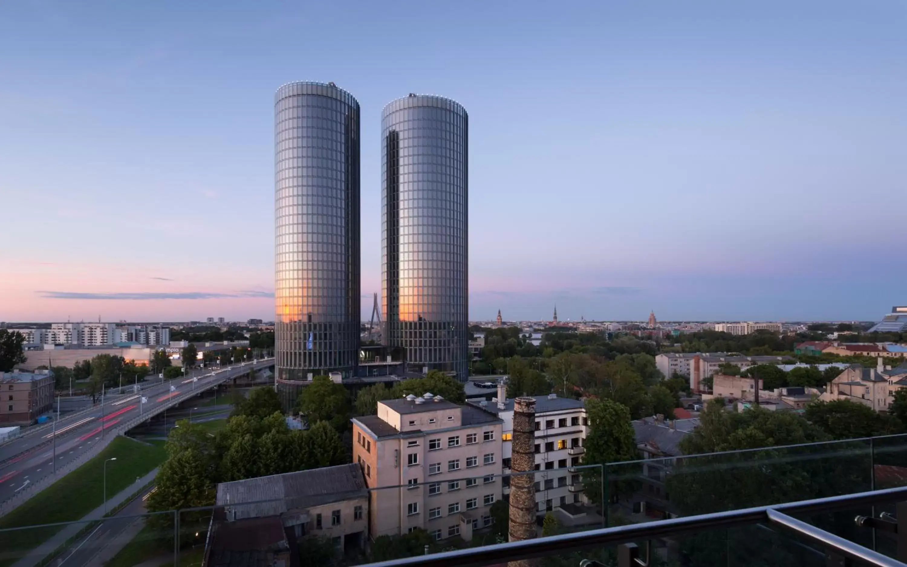 River view in Park Inn by Radisson Riga Valdemara