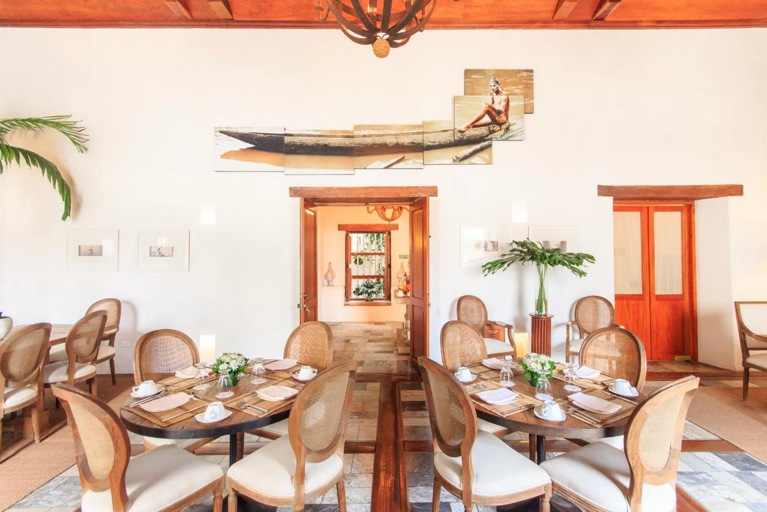 Restaurant/places to eat in Hotel Boutique Casa del Coliseo