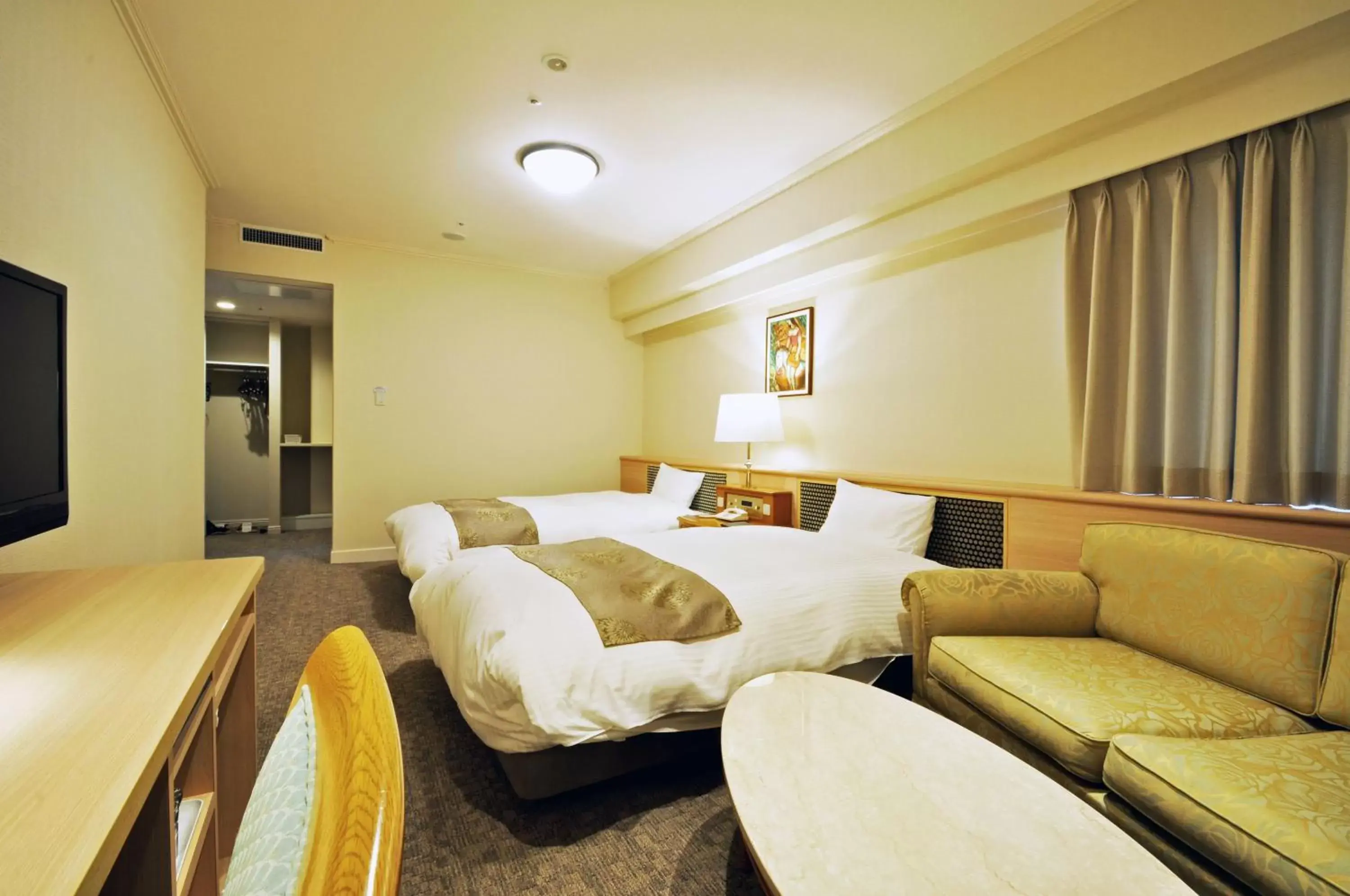 Deluxe Twin Room -Non-Smoking in Hotel Sankyo Fukushima