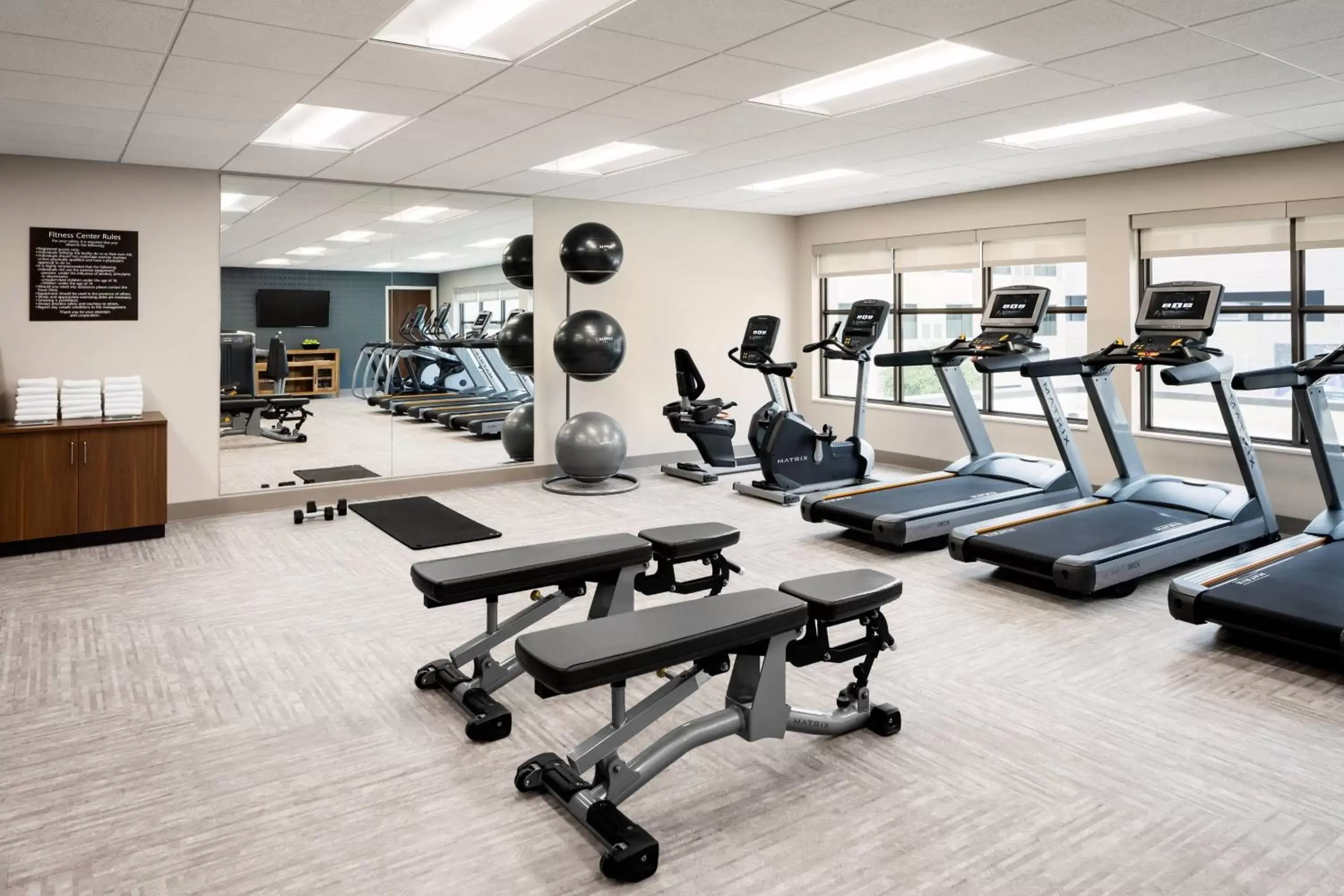 Fitness centre/facilities, Fitness Center/Facilities in Marriott Dallas Allen Hotel & Convention Center