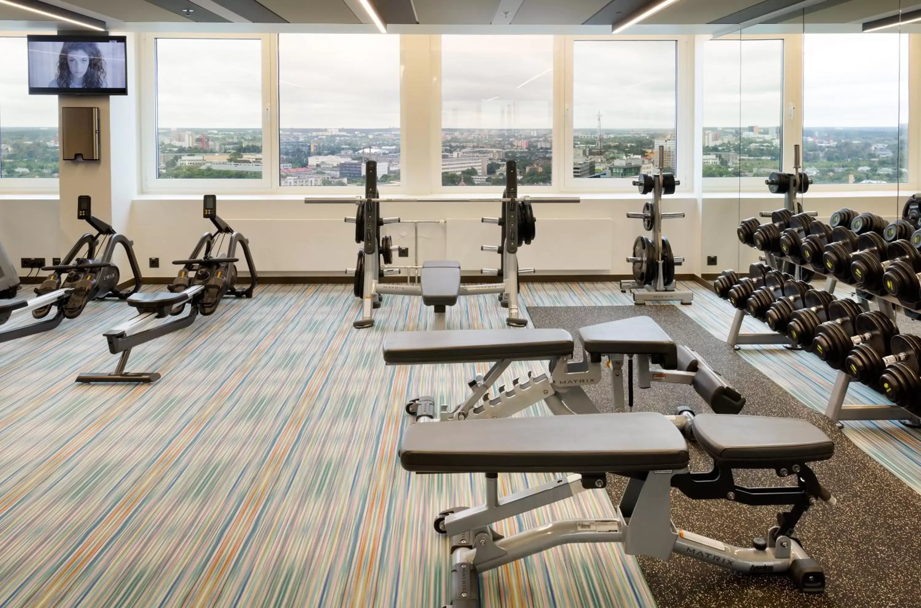 Fitness centre/facilities, Mountain View in Radisson Blu Hotel Olümpia