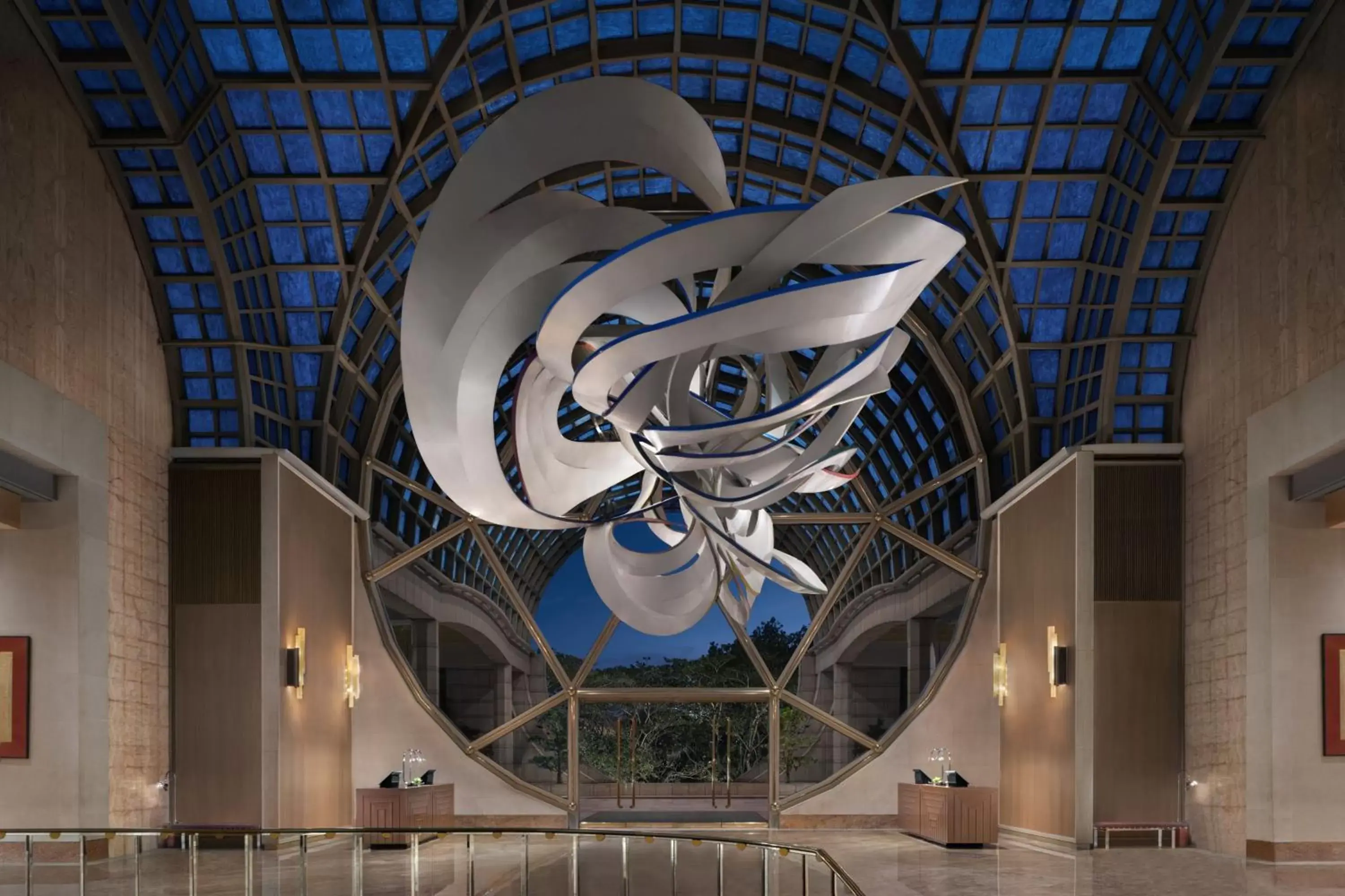 Lobby or reception in The Ritz-Carlton, Millenia Singapore