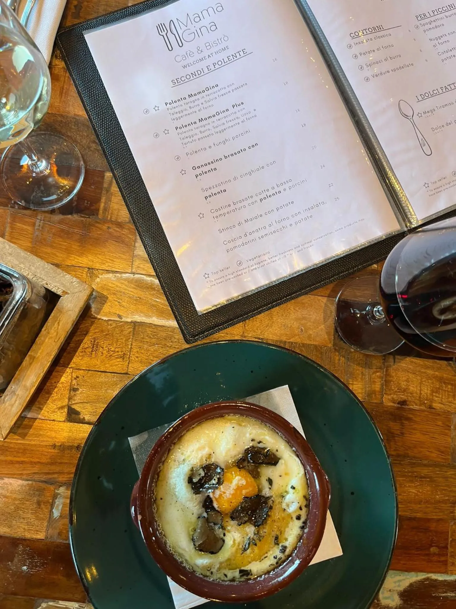 Restaurant/places to eat in Hotel Paradiso Como