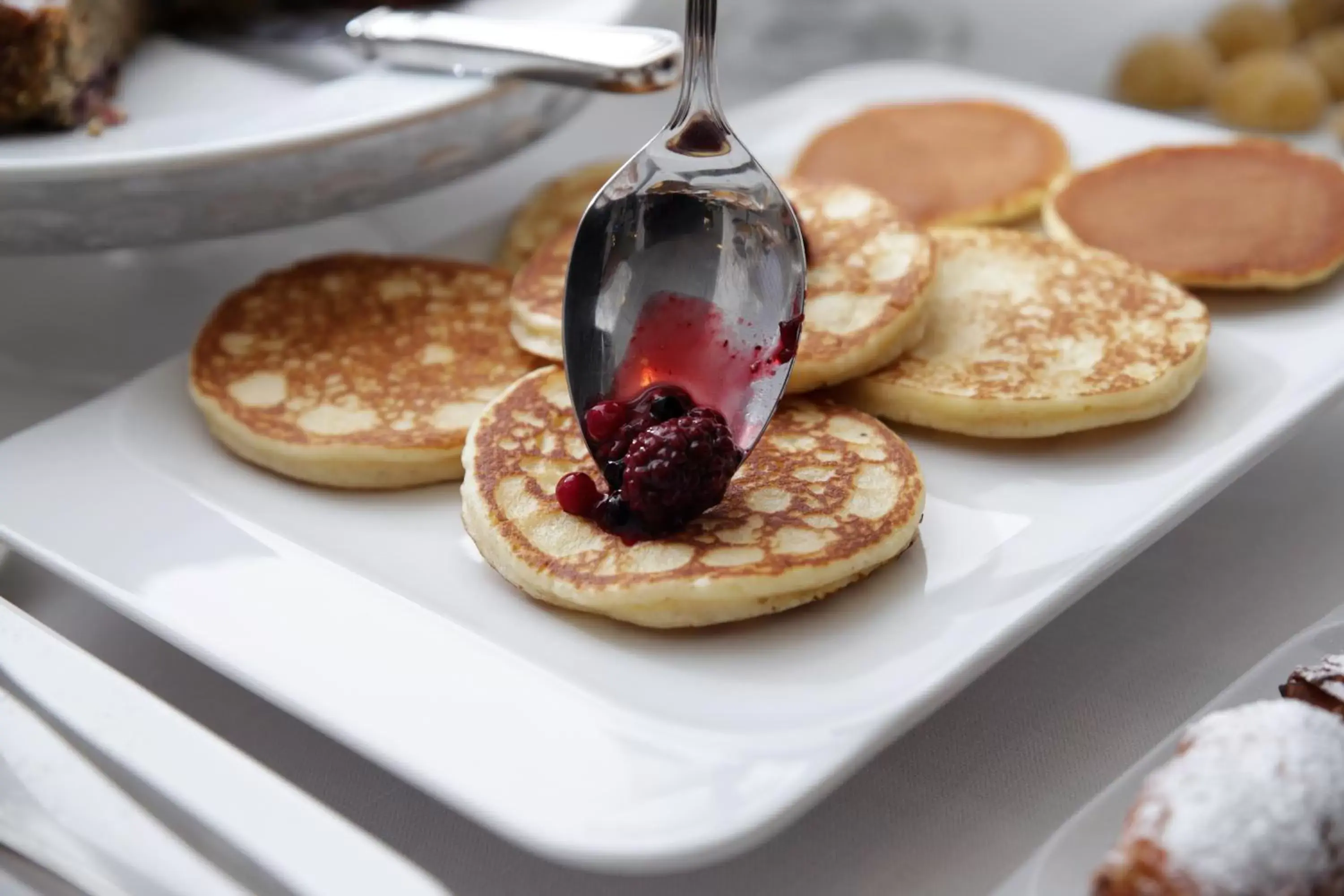 Buffet breakfast in Hotel Palace