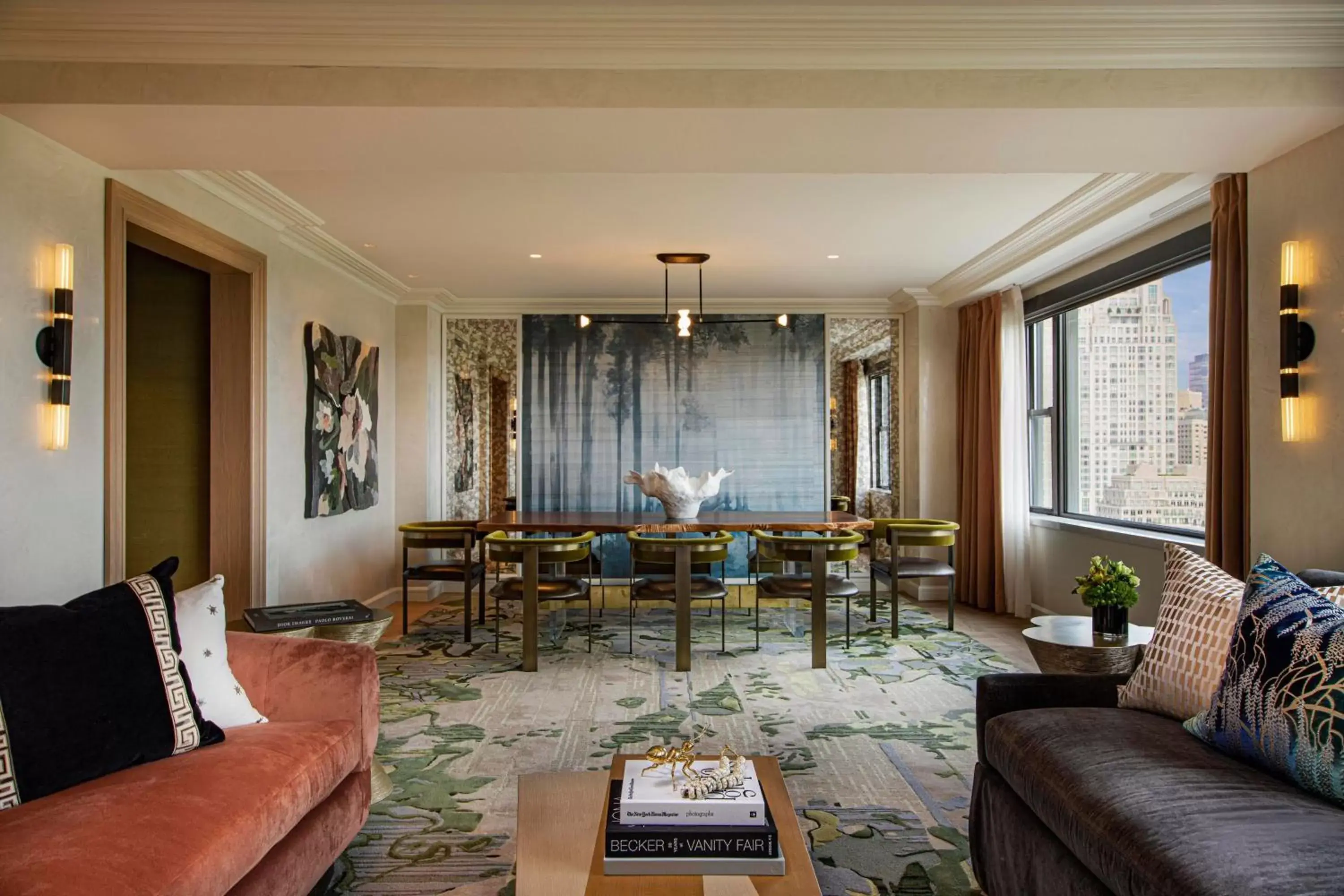 Living room, Seating Area in JW Marriott Essex House New York