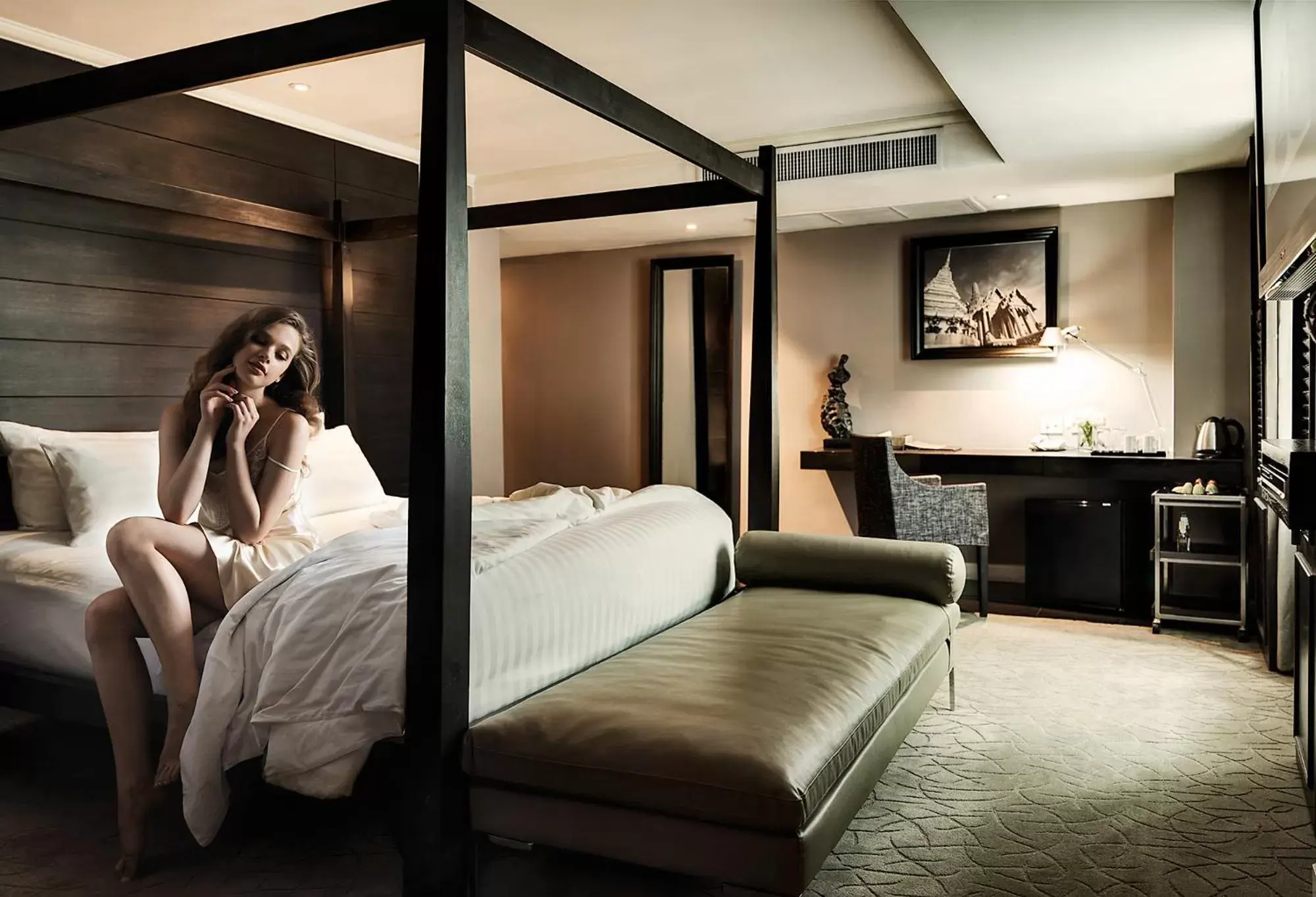 Bedroom in S15 Sukhumvit Hotel- SHA Extra Plus
