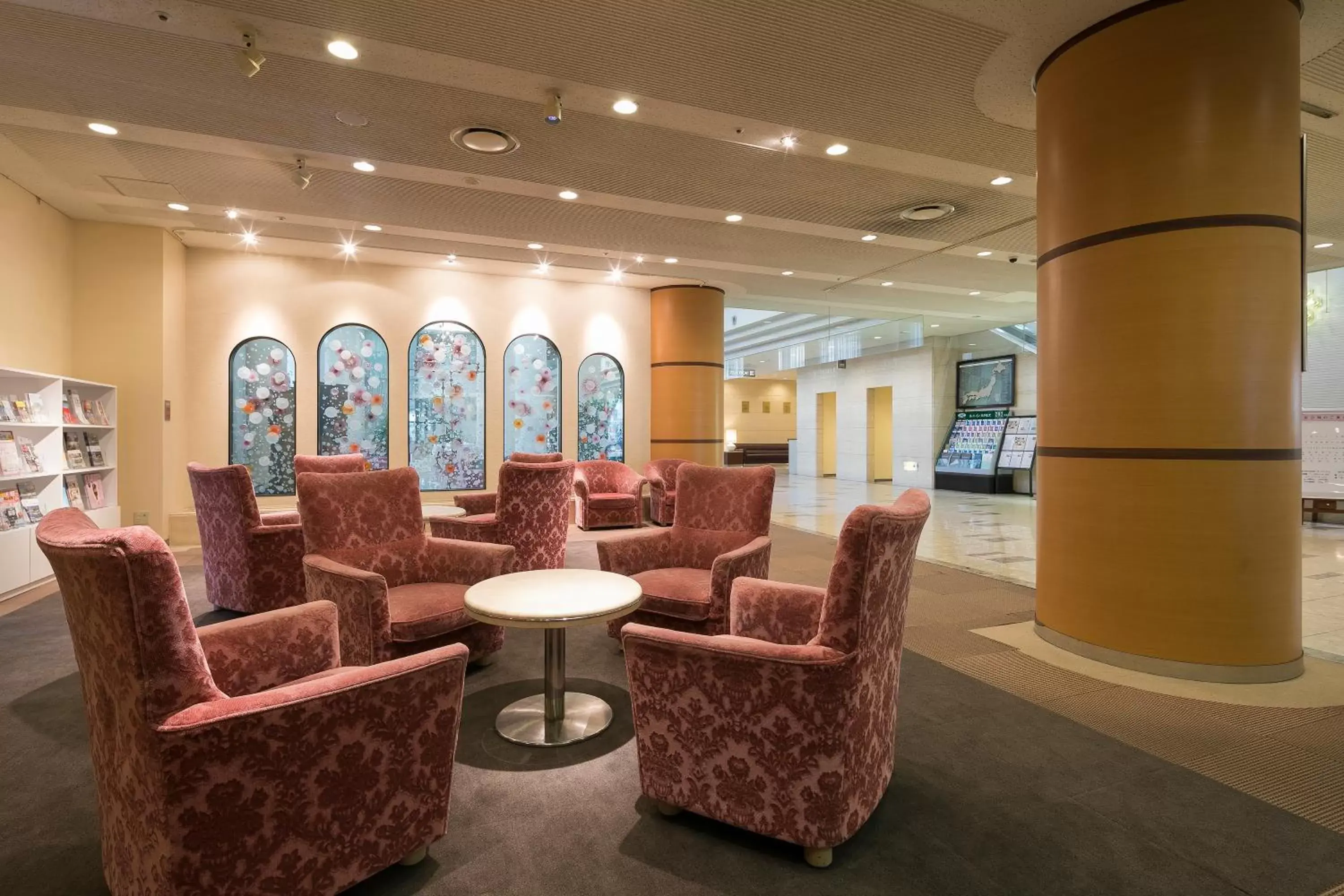 Lobby or reception in Ark Hotel Okayama -ROUTE INN HOTELS-