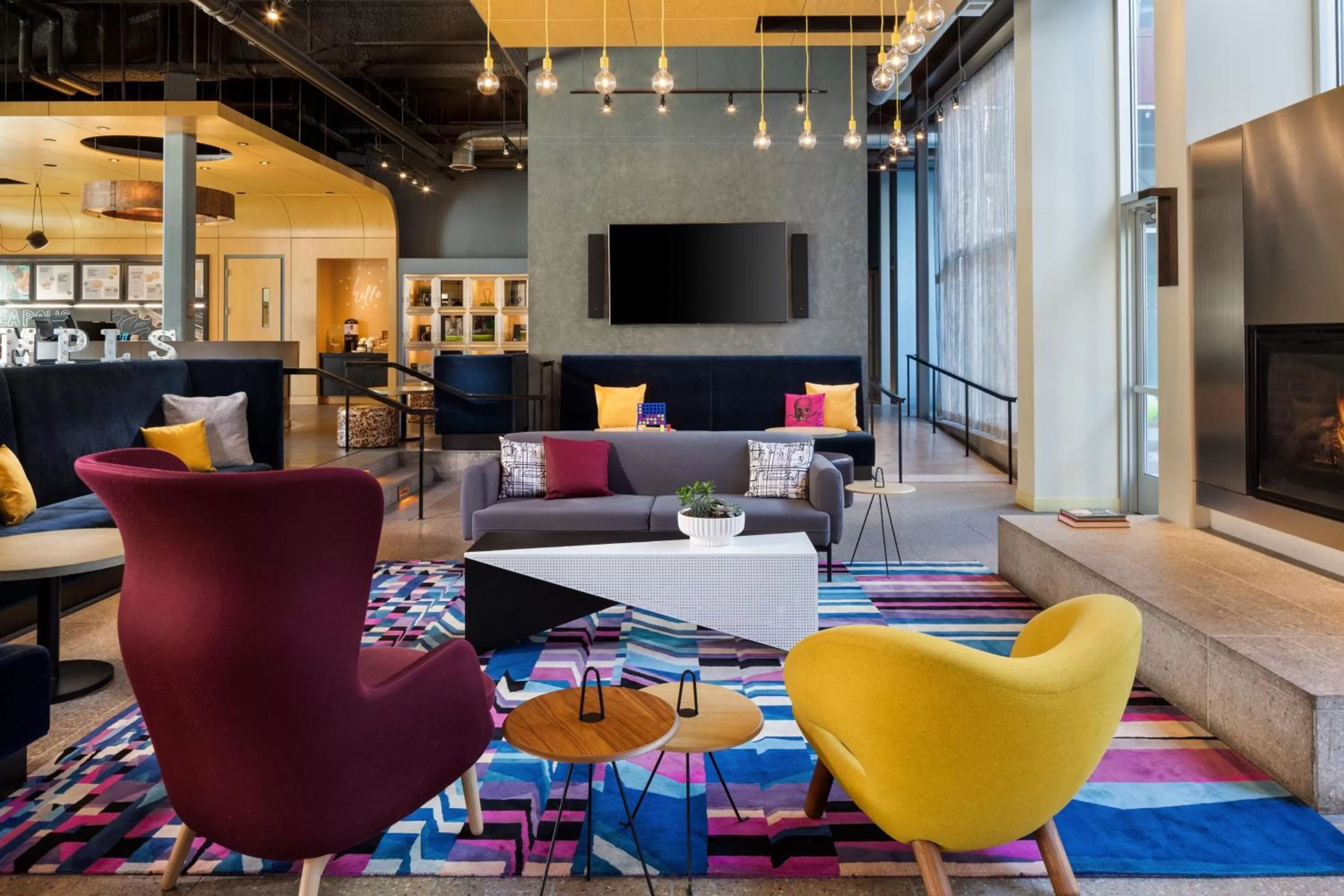 Lobby or reception in Aloft Minneapolis