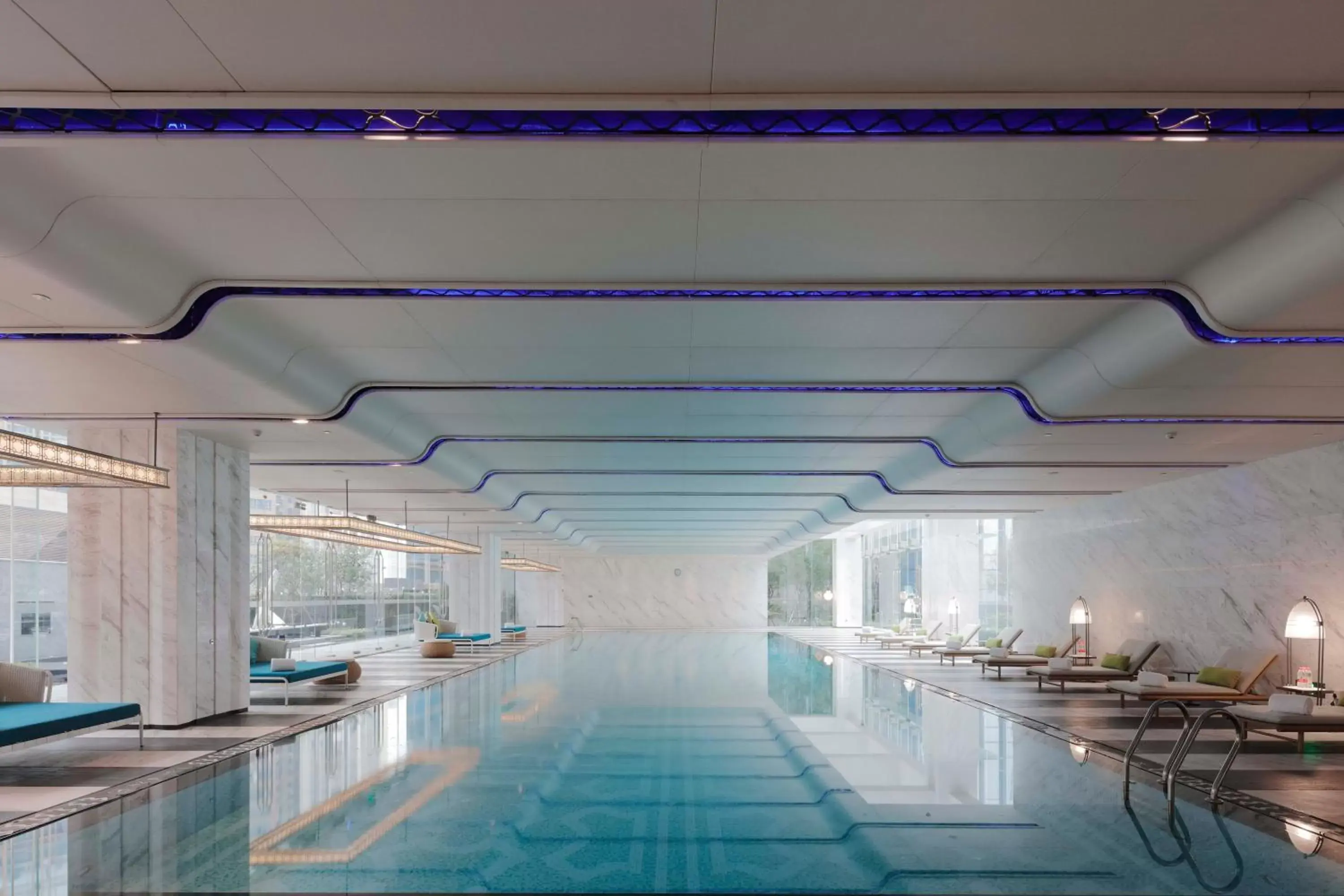 , Swimming Pool in Conrad Guangzhou - Free shuttle between hotel and Exhibition Center during Canton Fair & Exhibitor registration Counter