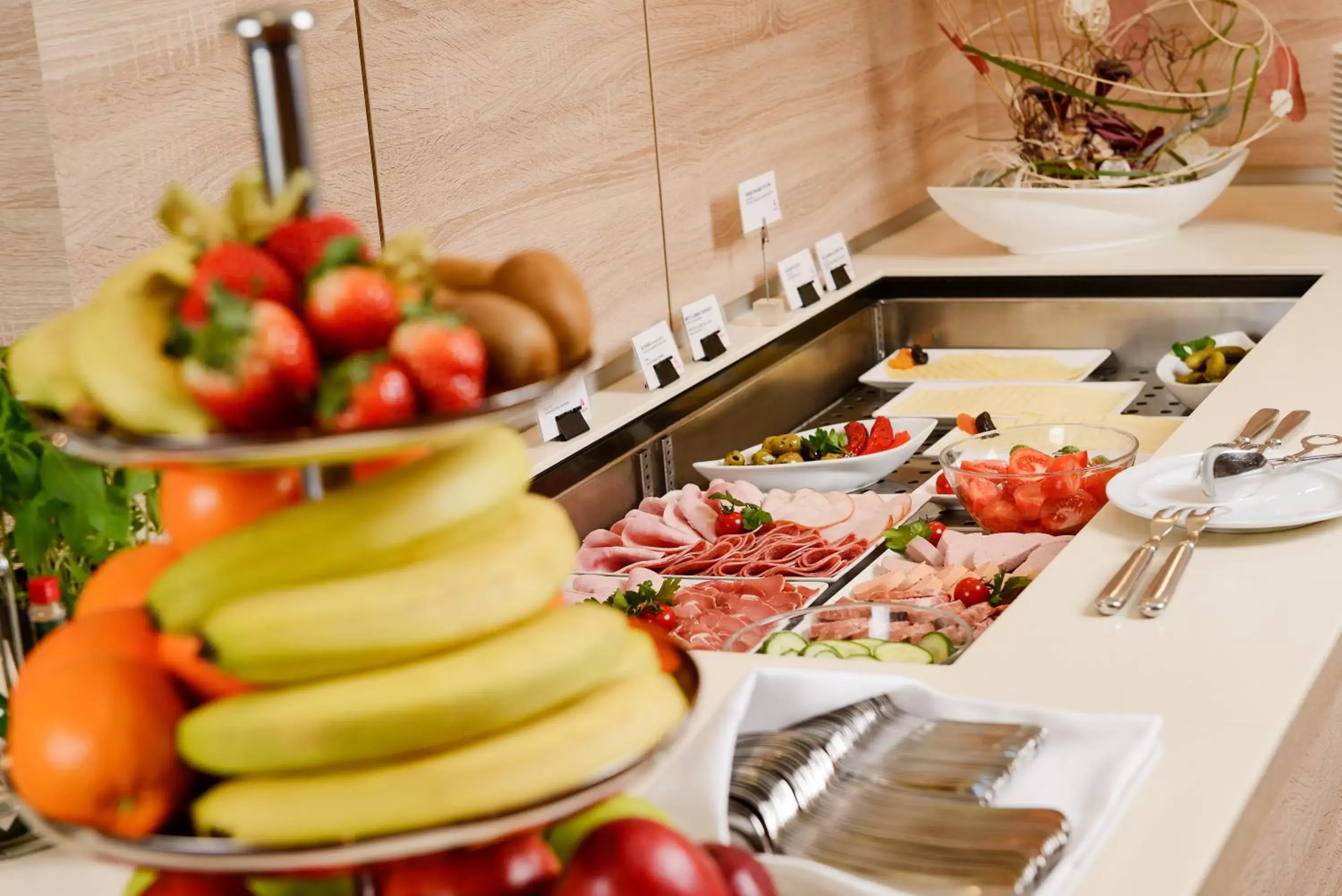 Buffet breakfast, Food in Amedia Dresden Elbpromenade, Trademark Collection by Wyndham