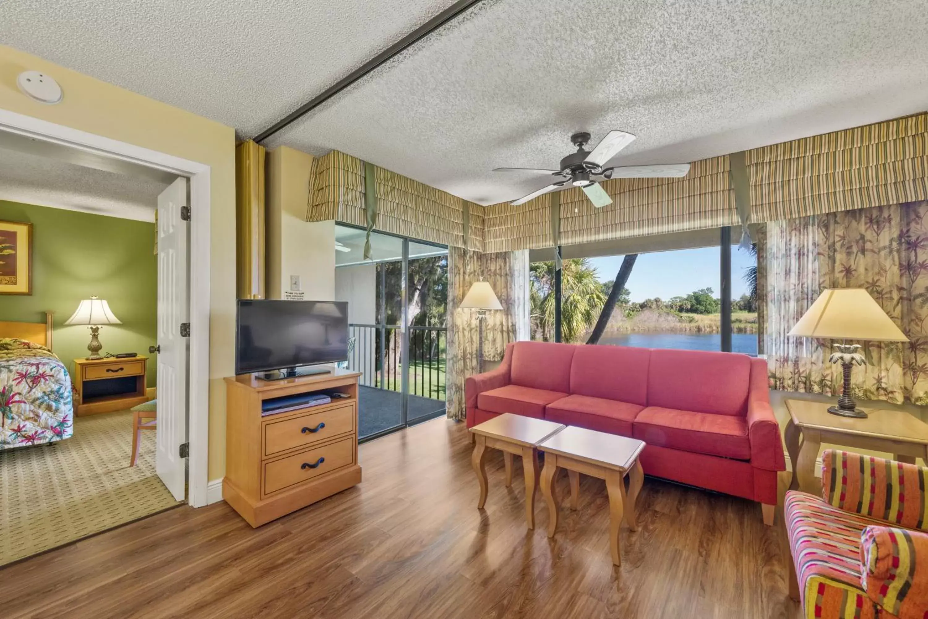 Living room, Seating Area in Lehigh Resort Club, a VRI resort