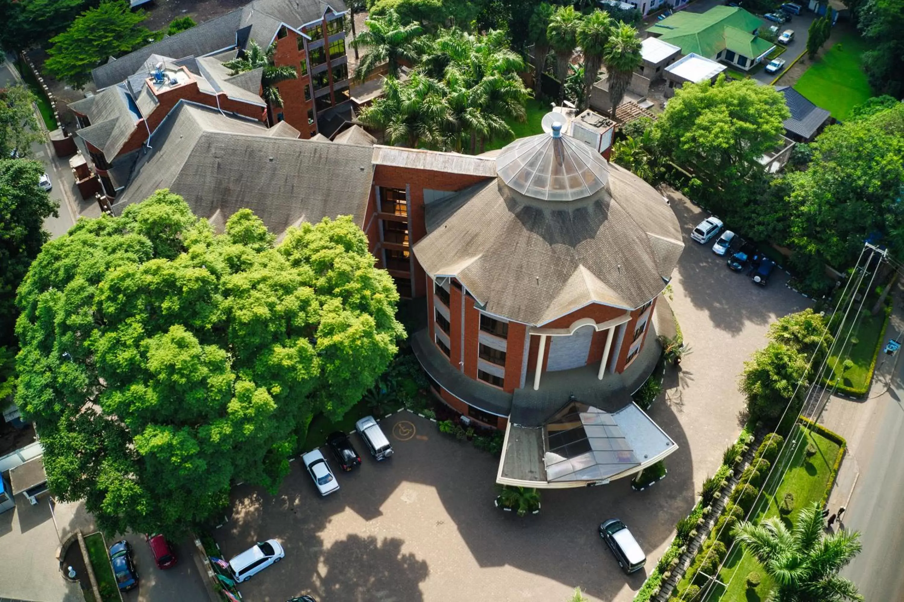 Property building, Bird's-eye View in Kibo Palace Hotel Arusha