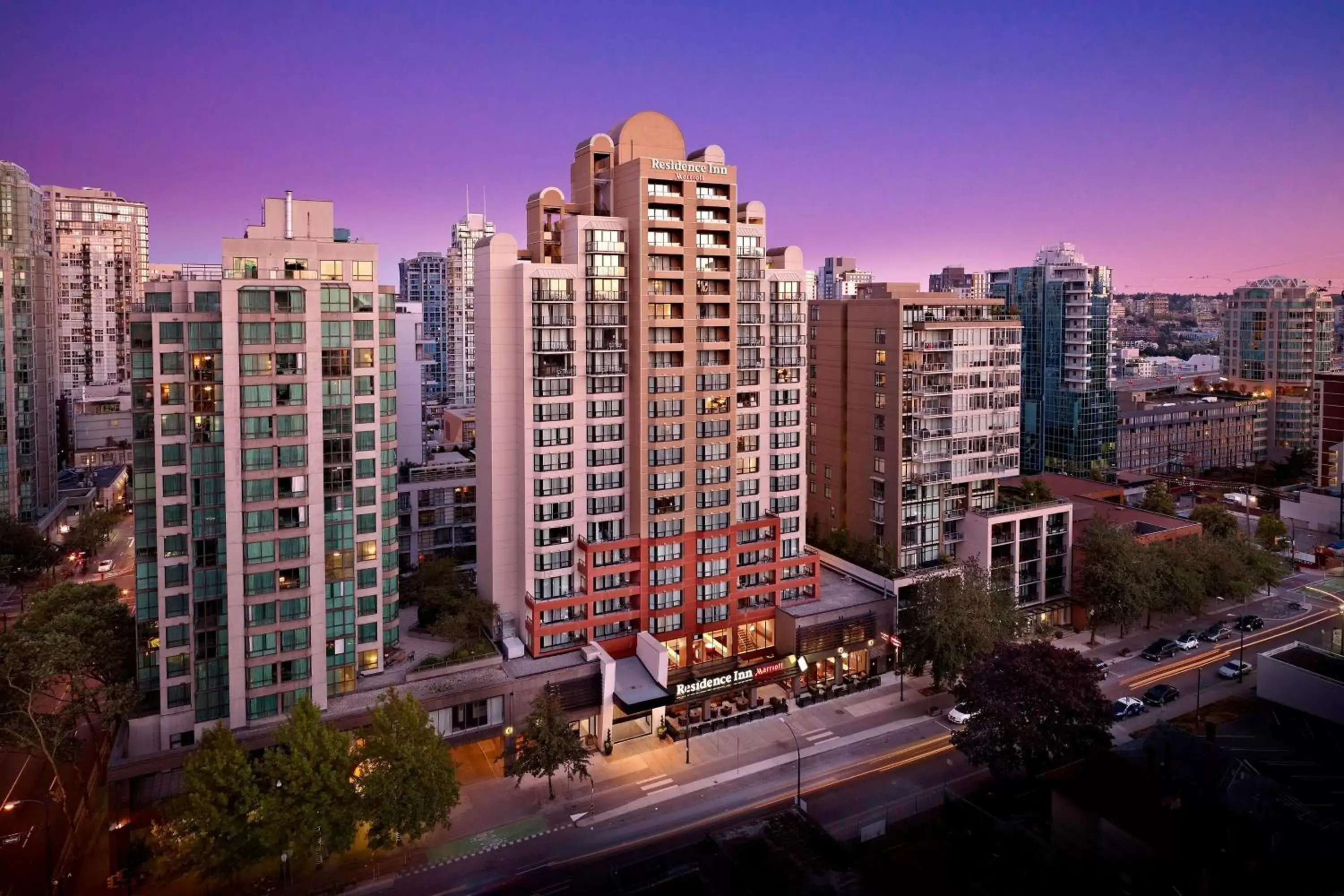 Property building in Residence Inn by Marriott Vancouver Downtown