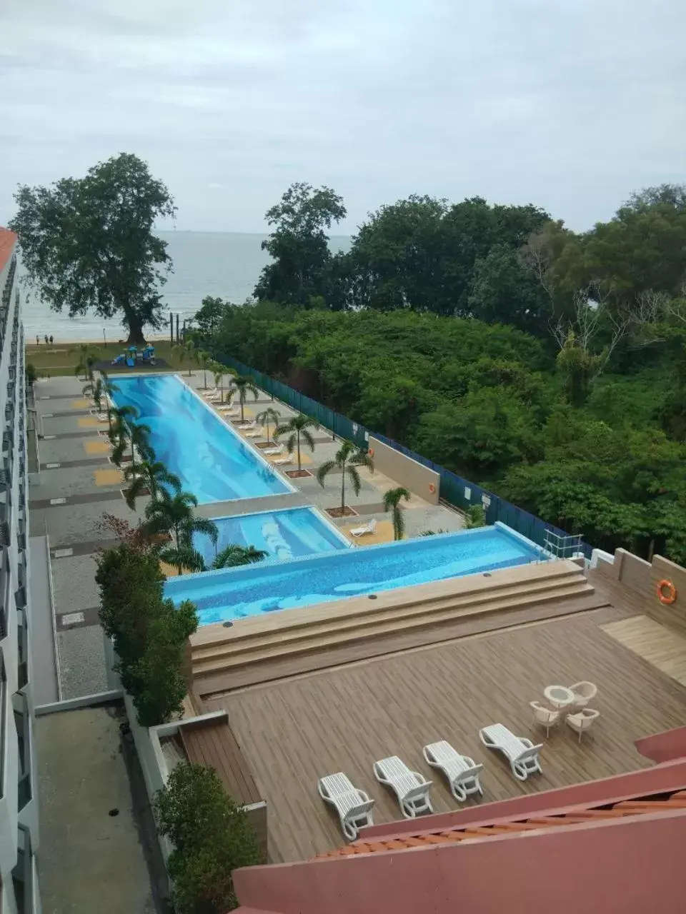 Pool view, Swimming Pool in Pacific Regency Beach Resort, Port Dickson