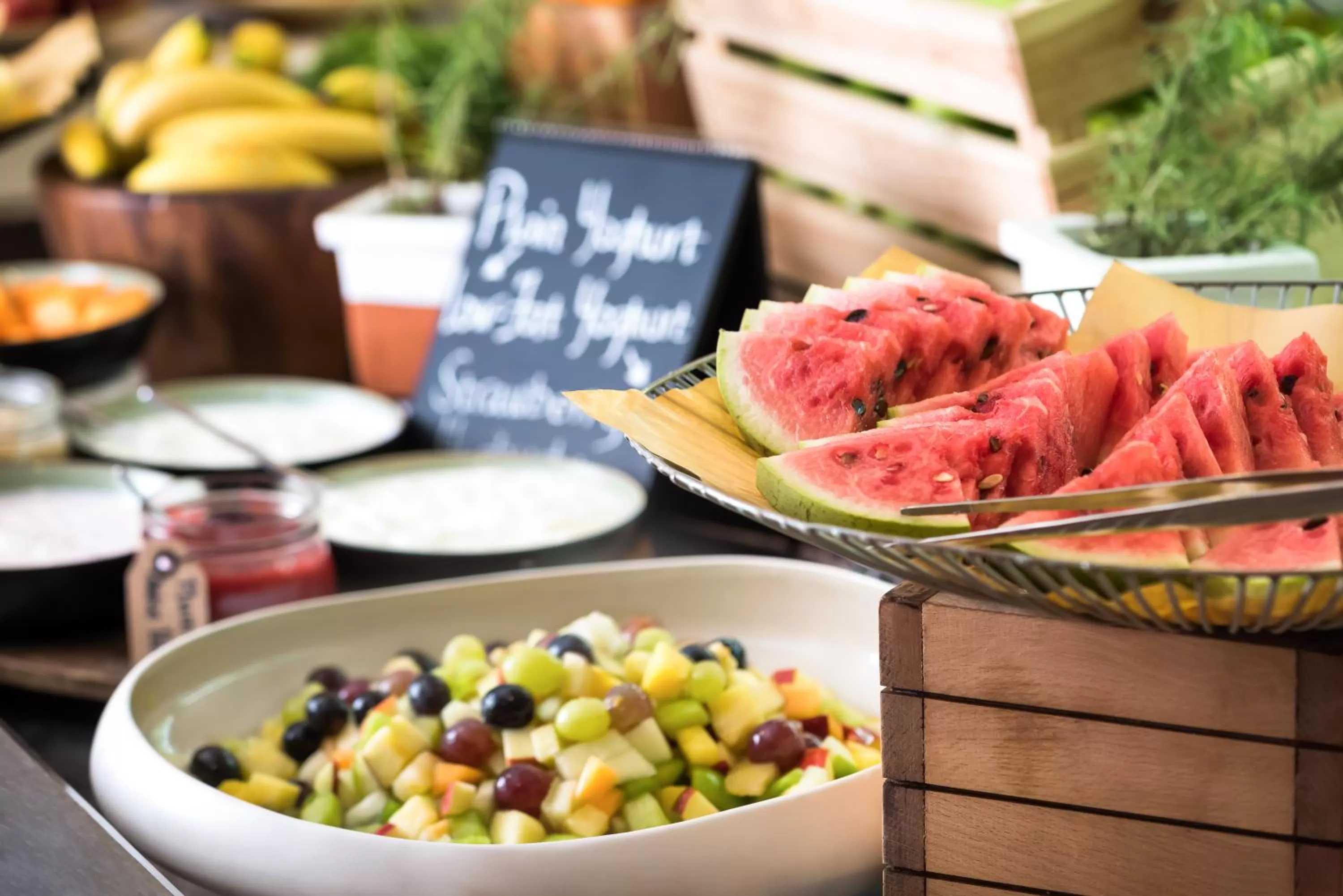 Food close-up in Radisson Blu Hotel, Riyadh