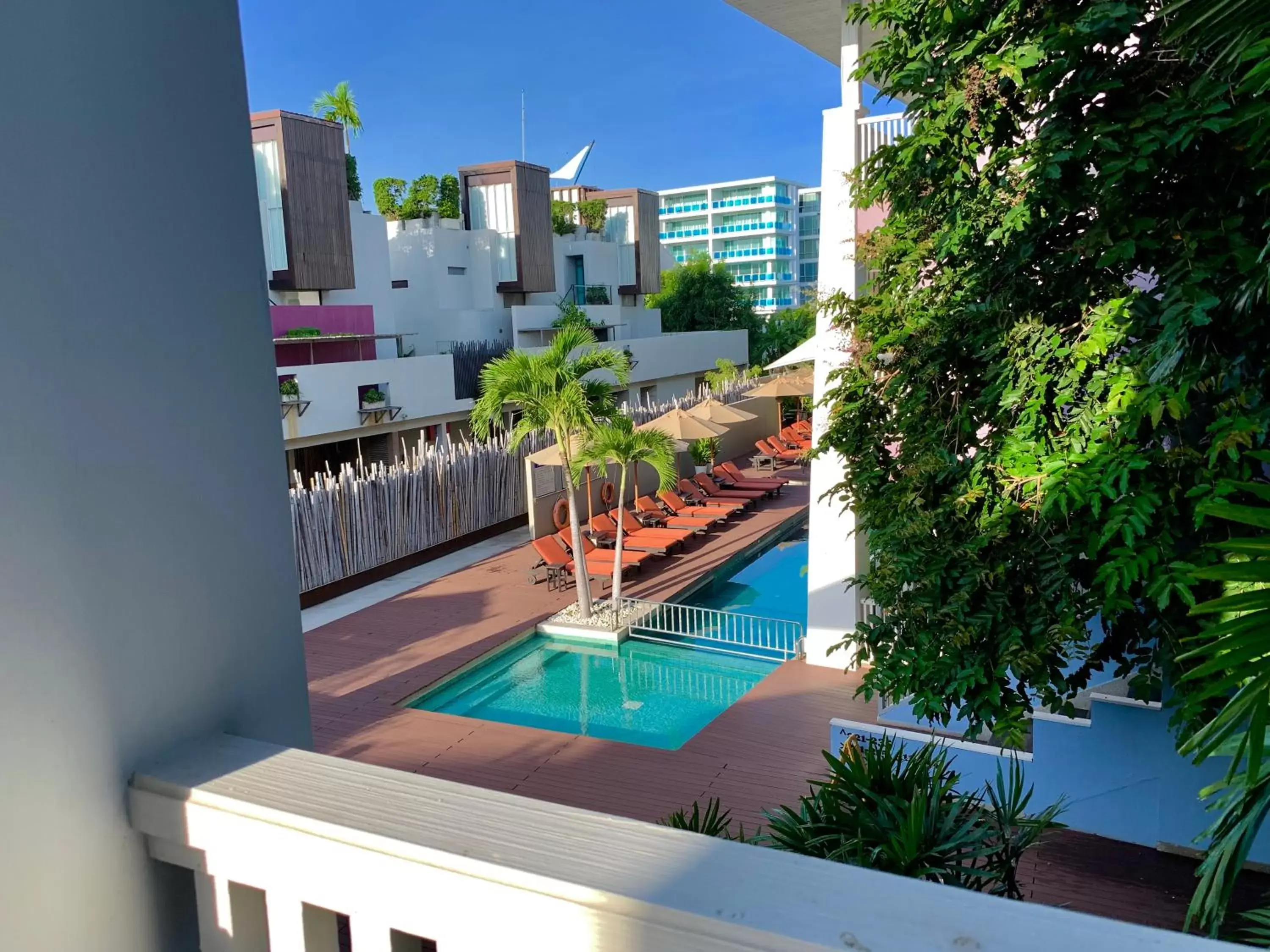 Balcony/Terrace, Pool View in Loligo Resort Hua Hin