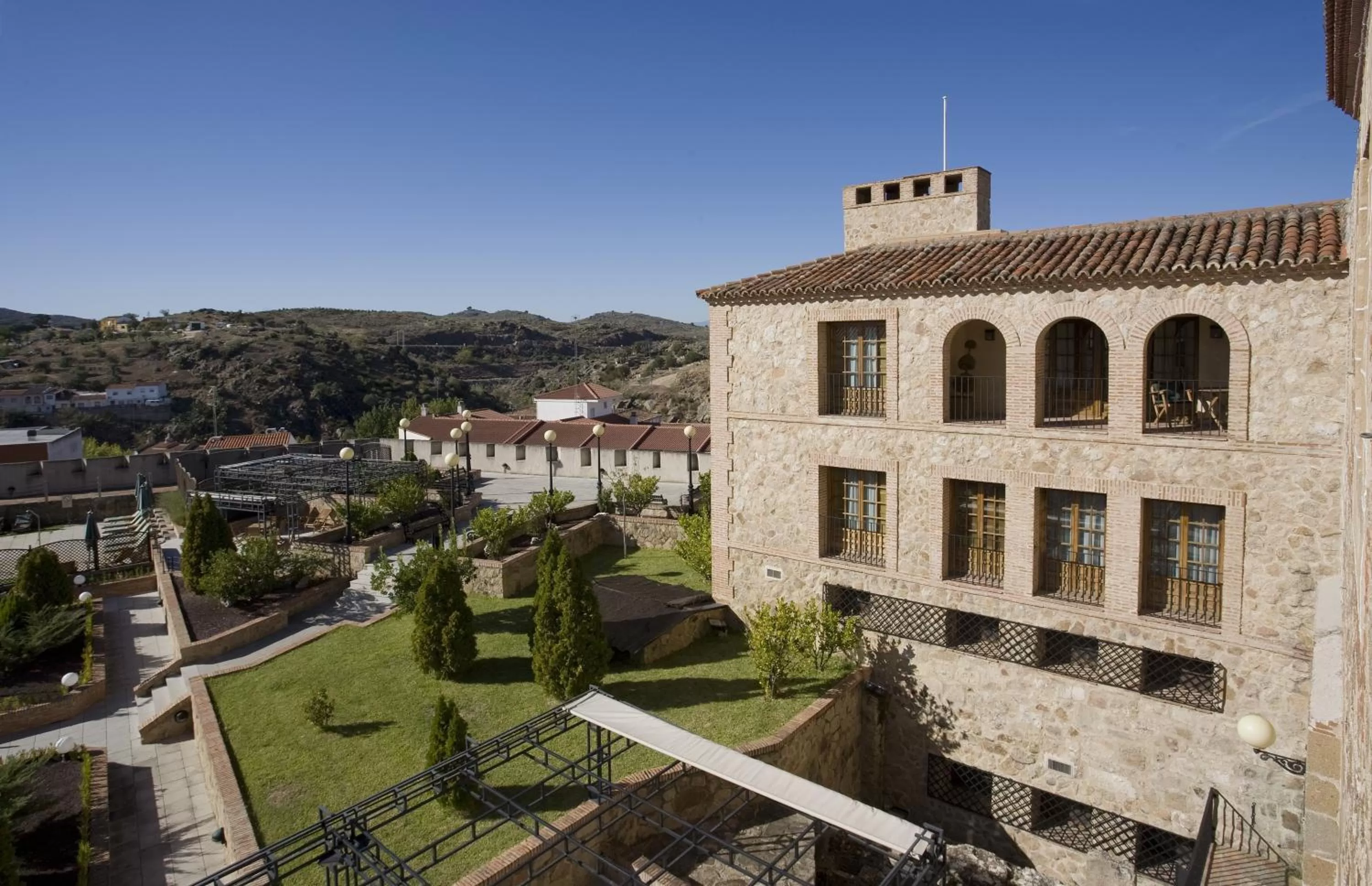 Facade/entrance in Parador de Plasencia
