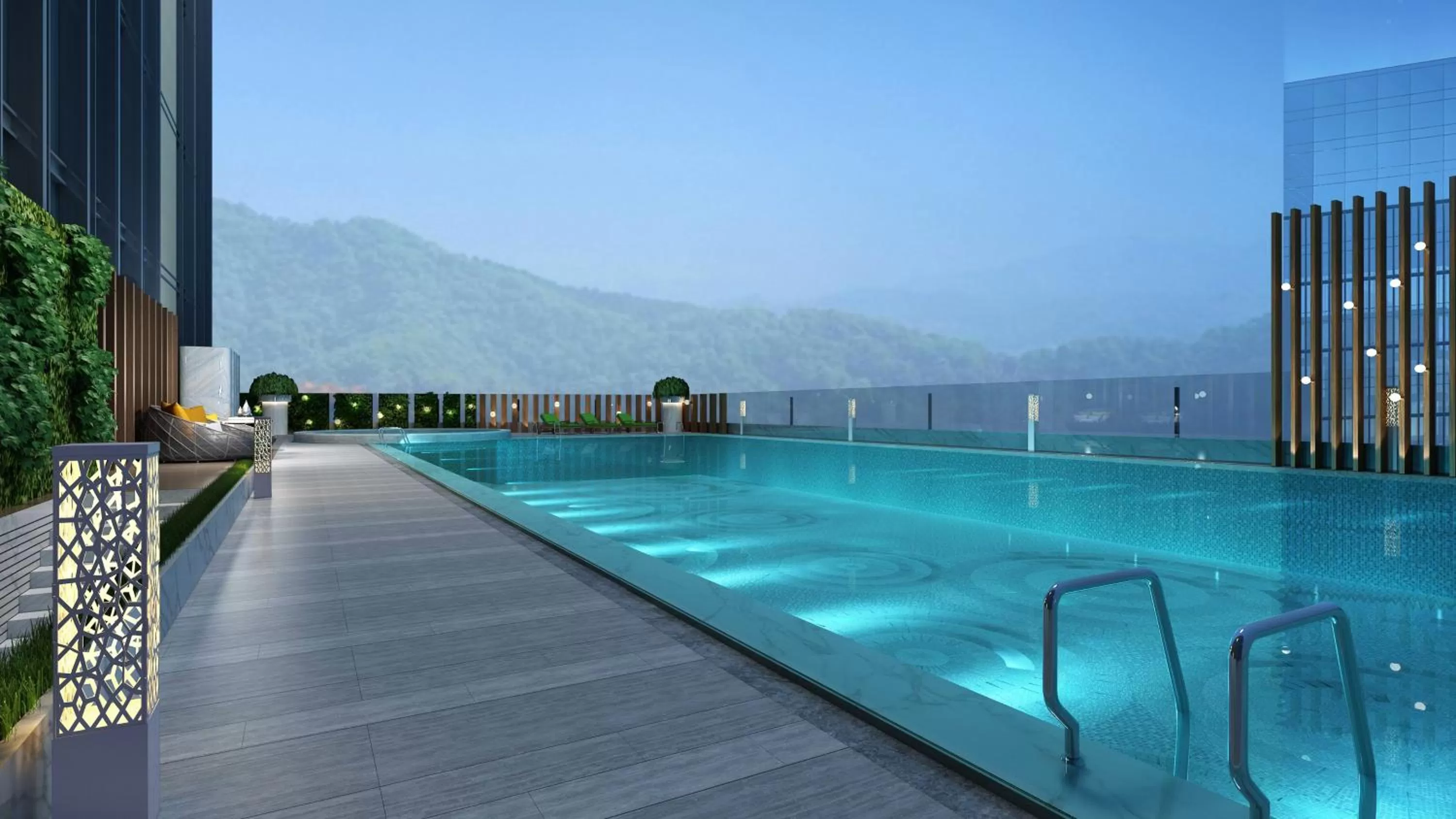 Swimming pool in Holiday Inn Guangzhou South Lake-an lHG Hotel
