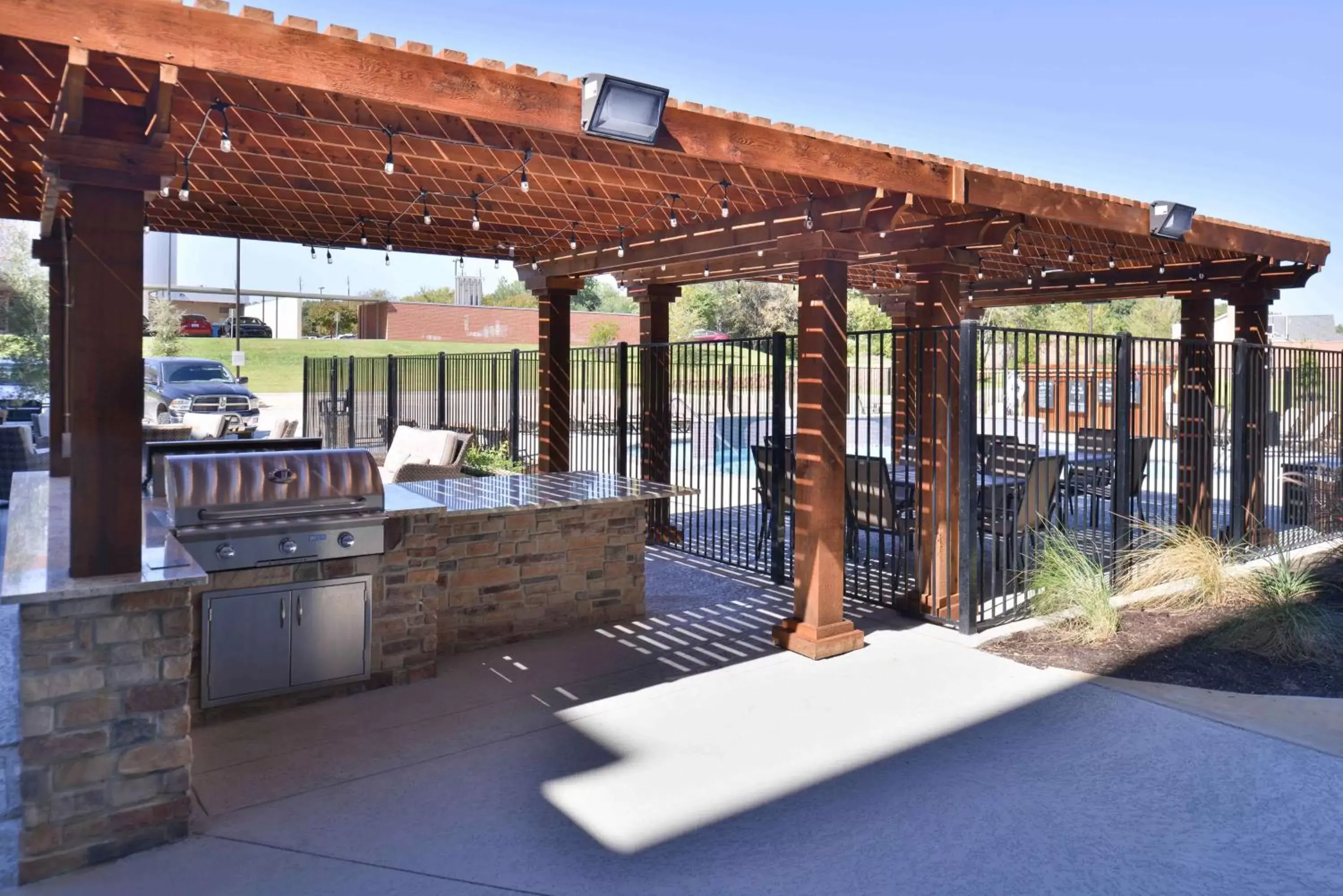 Patio in Homewood Suites by Hilton Trophy Club Fort Worth North