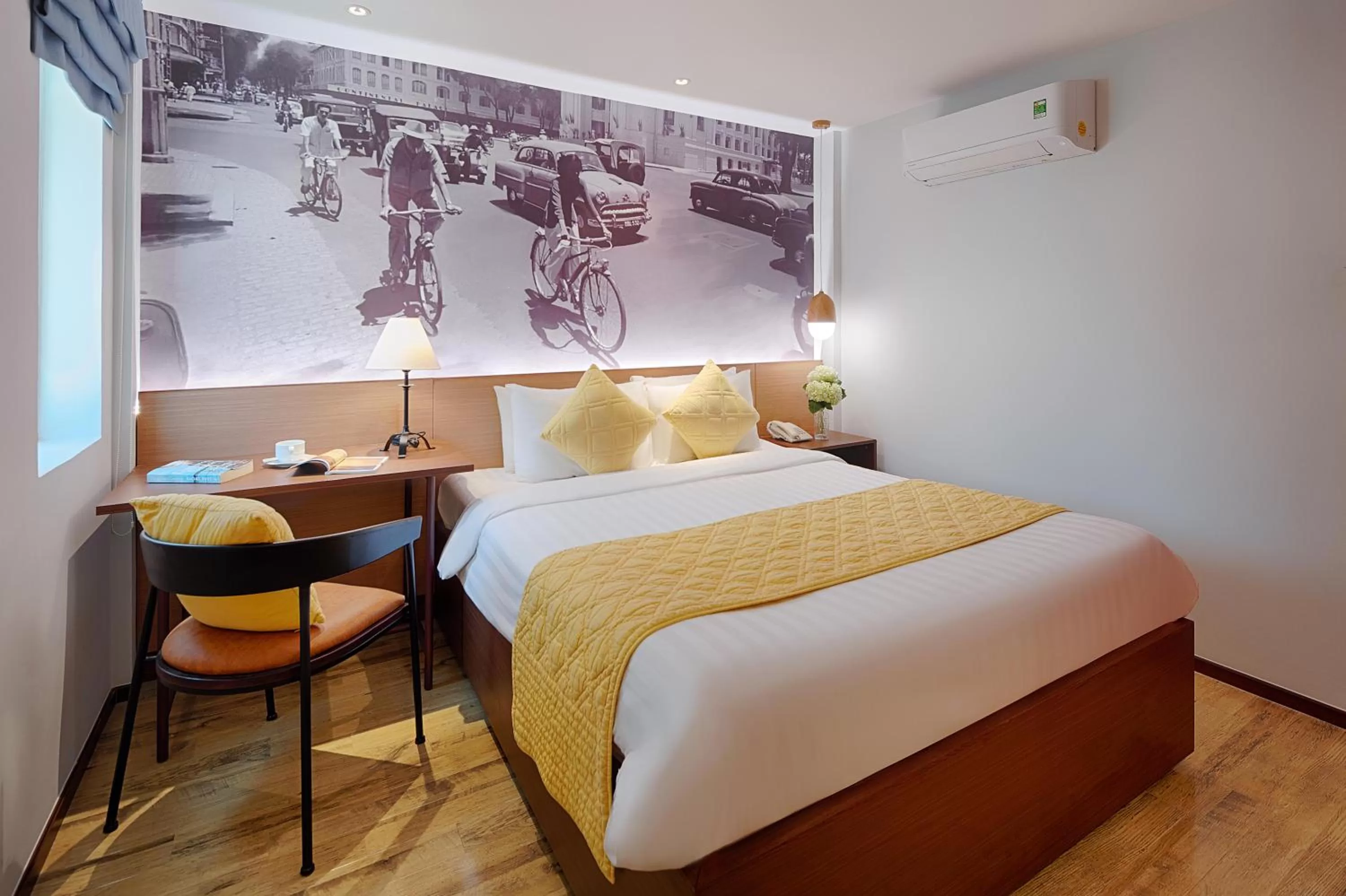 Bed in Little Saigon Boutique Hotel