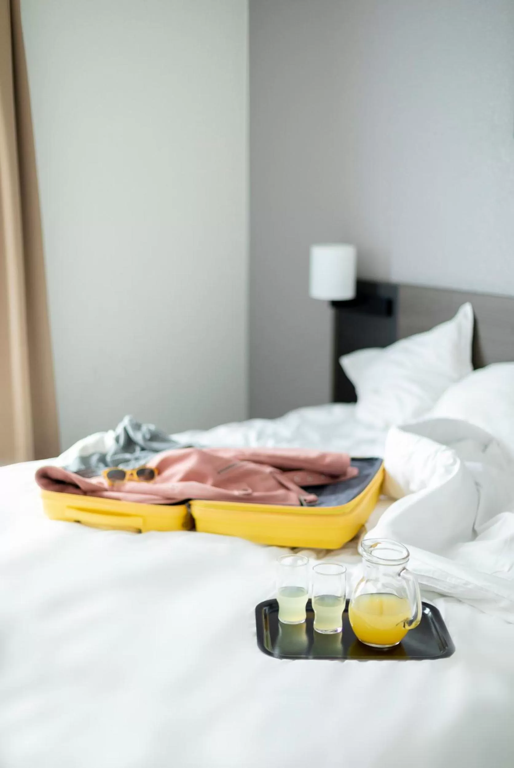 Bedroom, Bed in Aparthotel Adagio Access Orléans