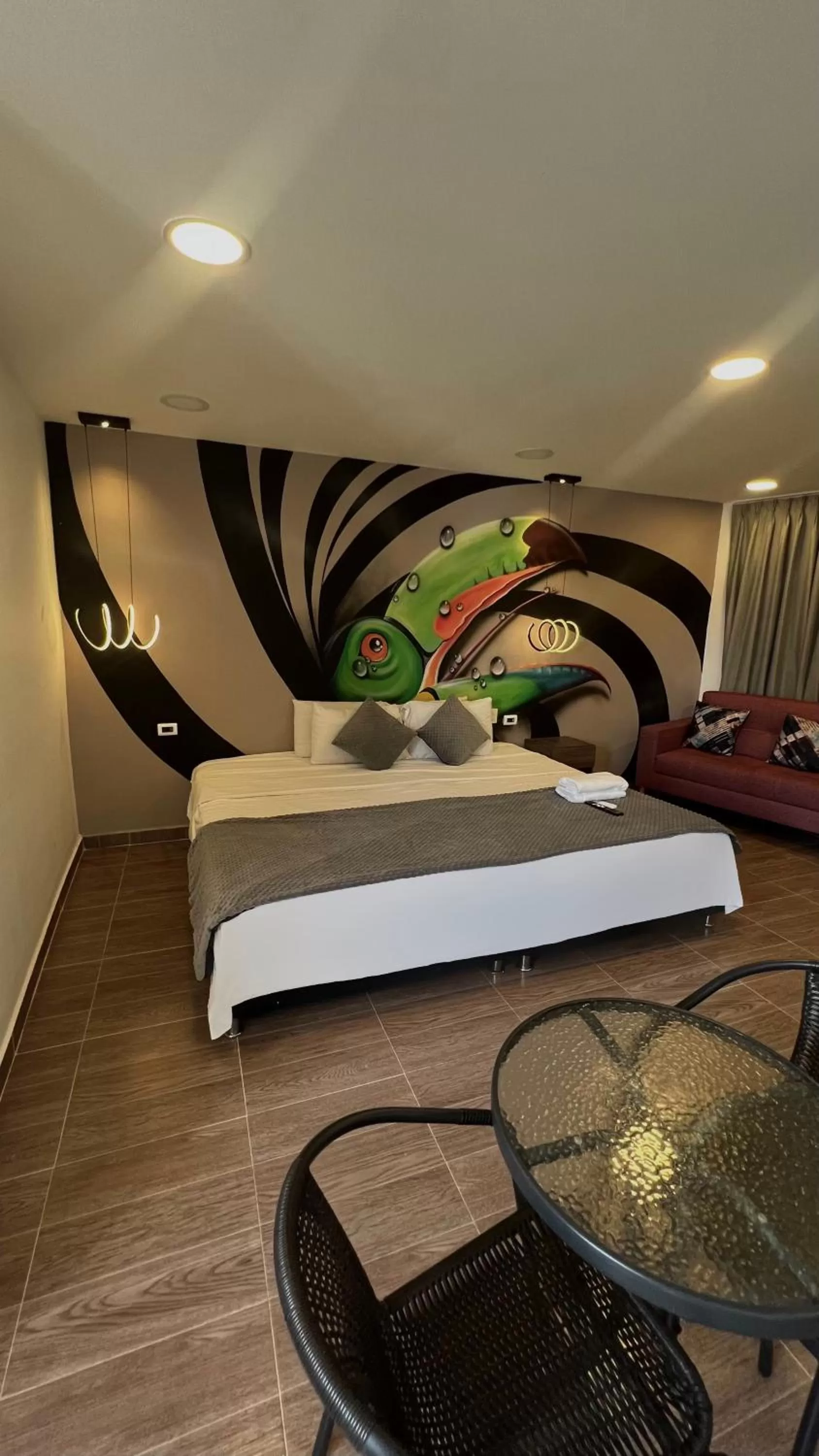 Bed in Bahia 79 Apartasuites Cerca al Centro