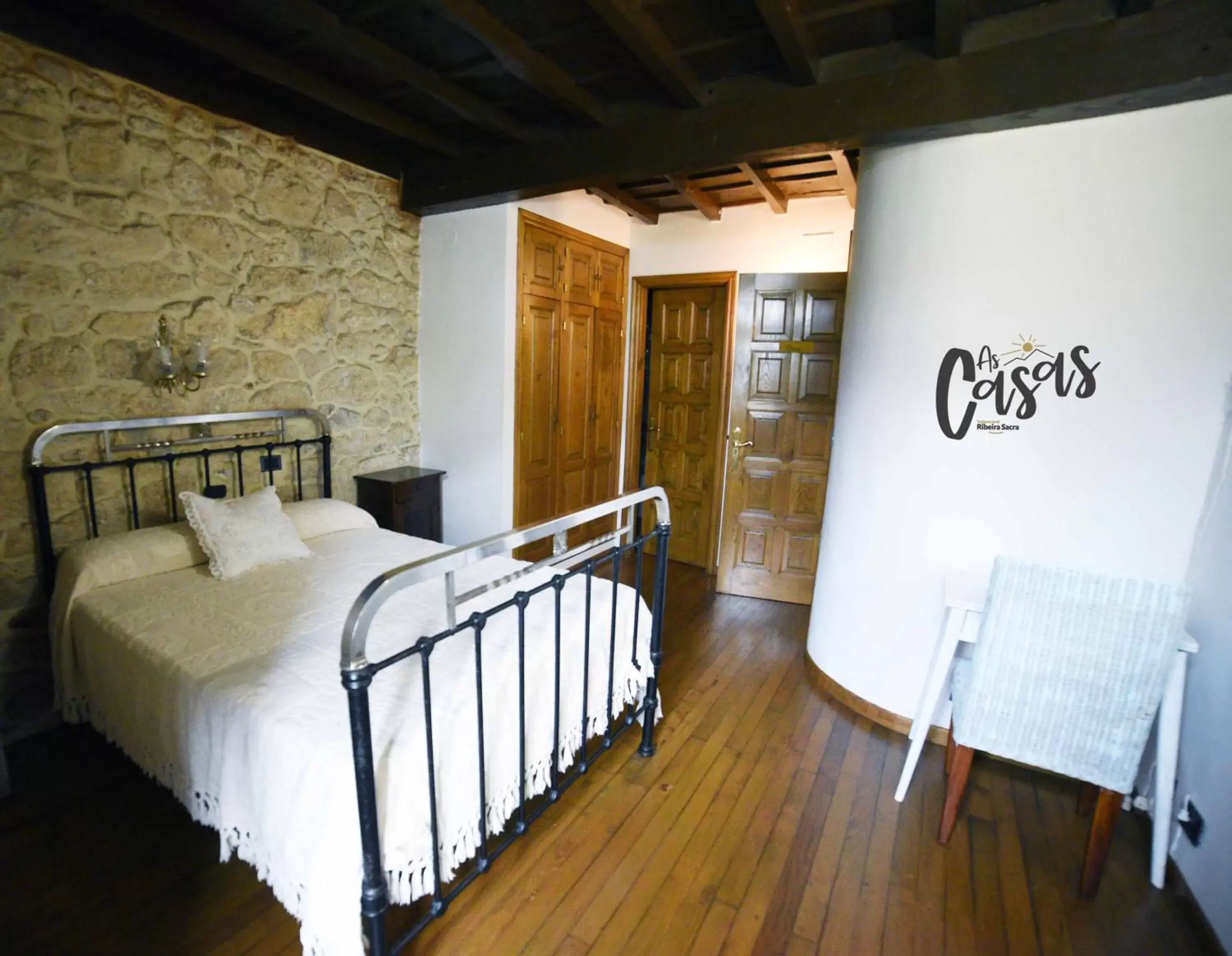 Bed in As Casas Ribeira Sacra