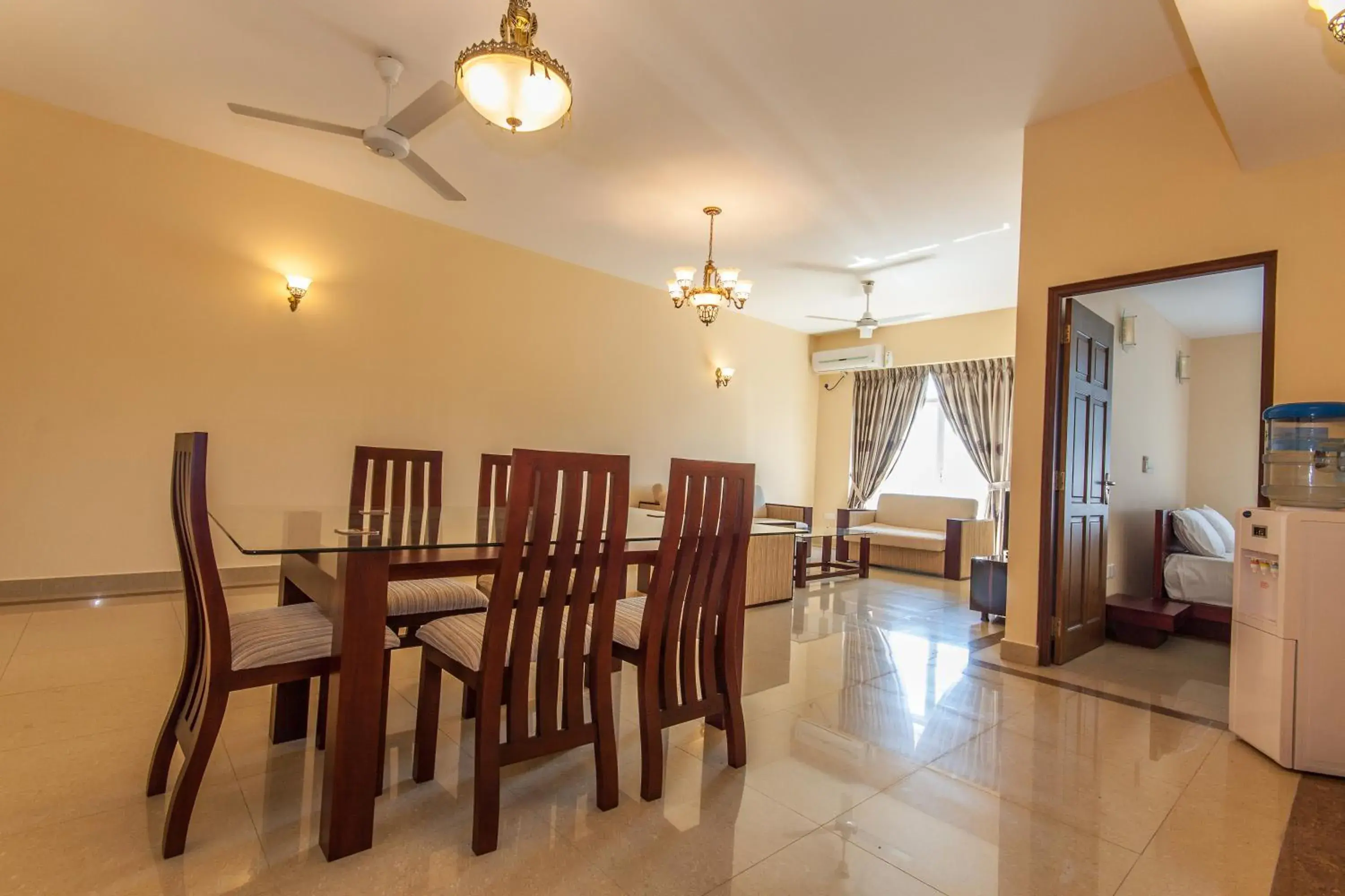 Living room, Dining Area in Supun Arcade Residency