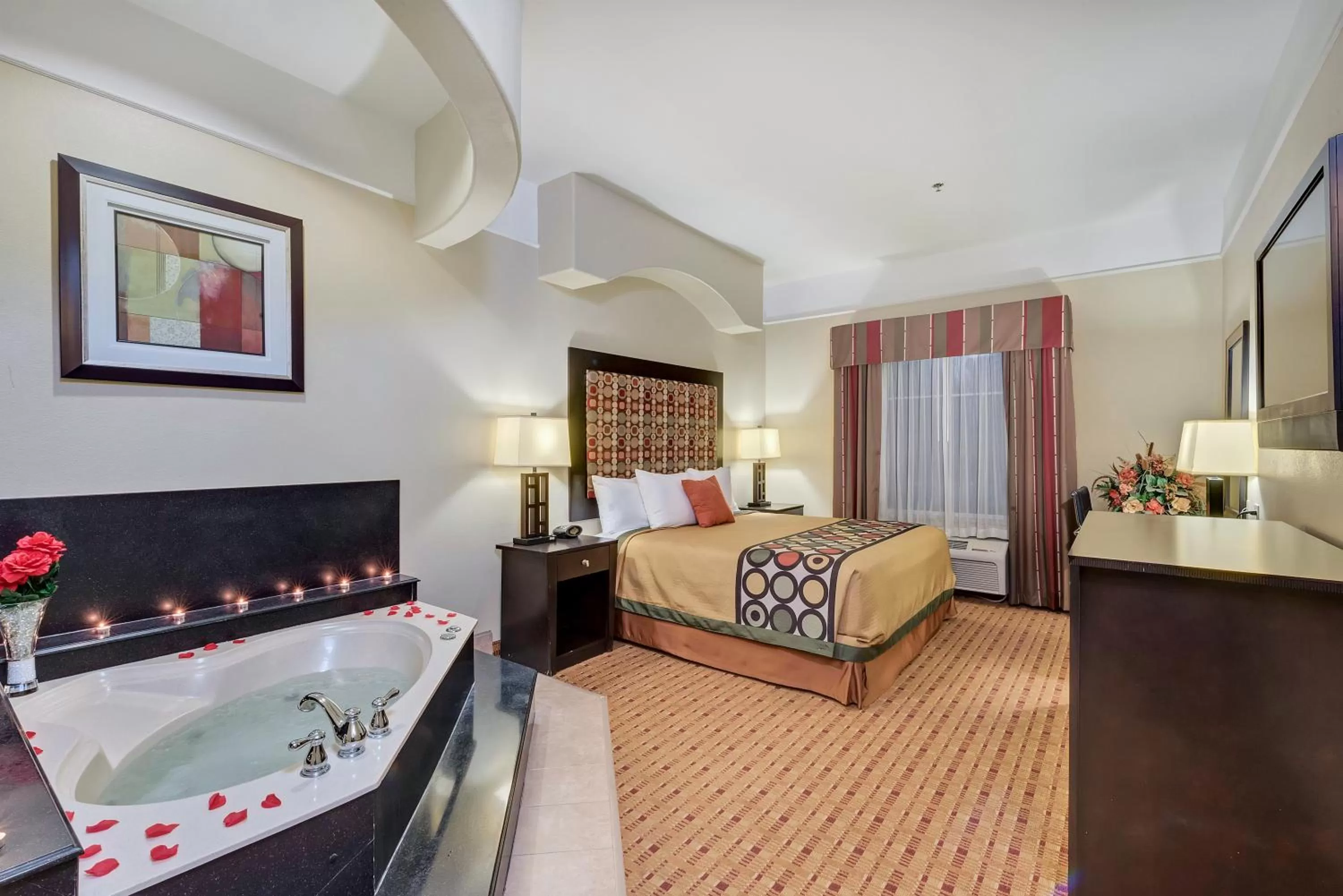 Photo of the whole room in Super 8 by Wyndham Hidalgo at La Plaza Mall & Mcallen Airport