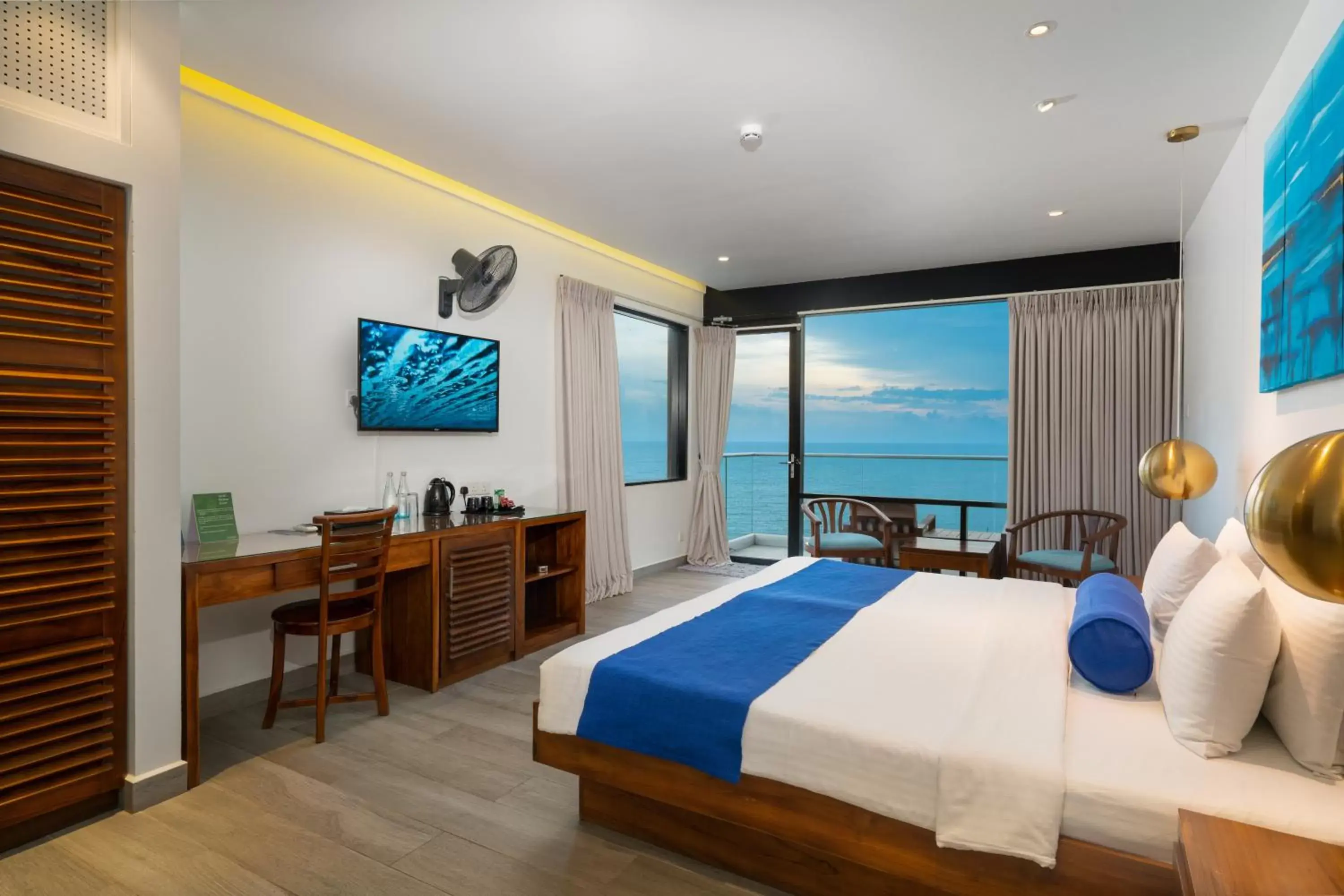 View (from property/room), Bed in Agnus Unawatuna View (from property/room), Bed in Agnus Unawatuna