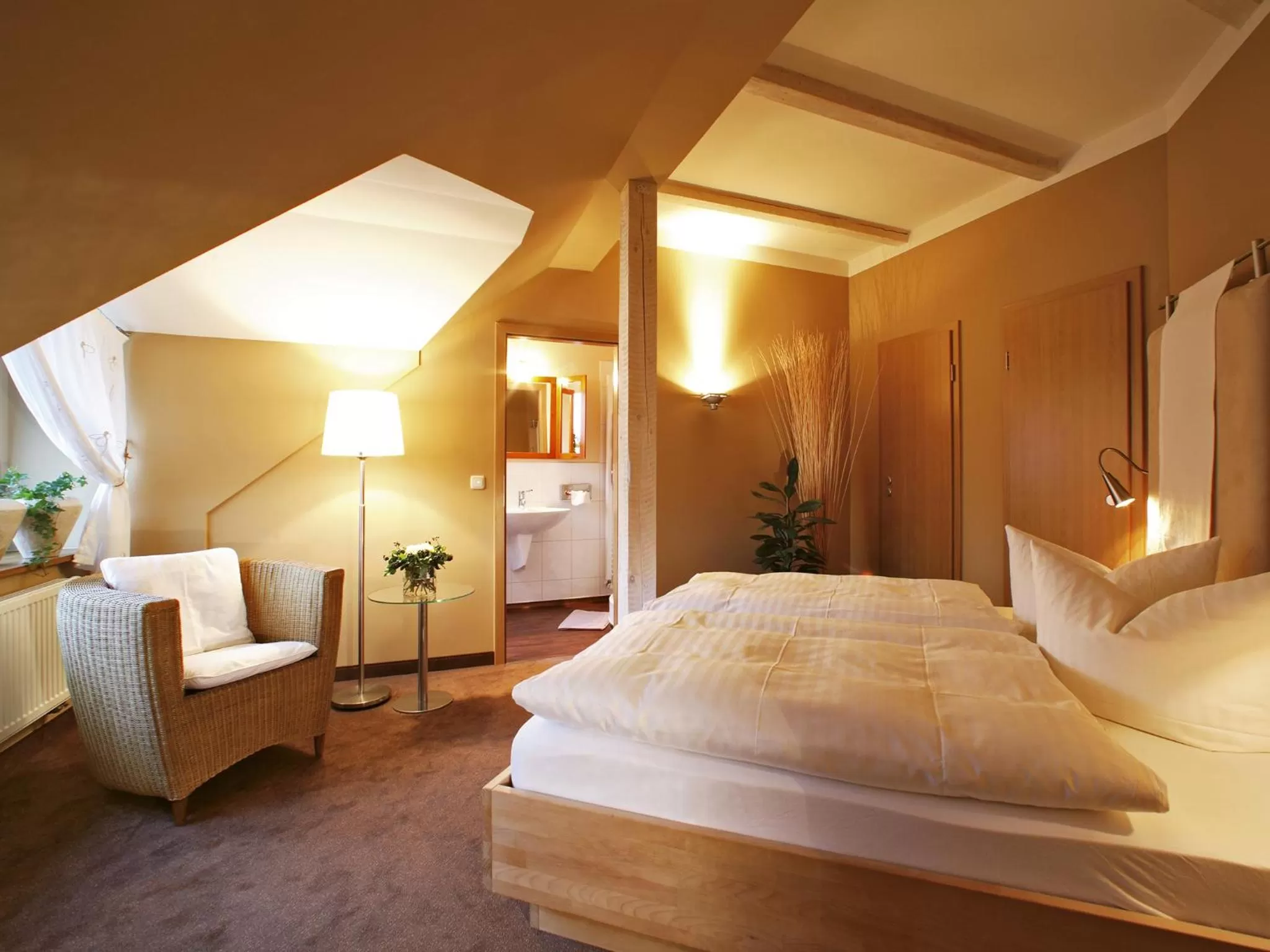 Photo of the whole room, Bed in Rosendomizil