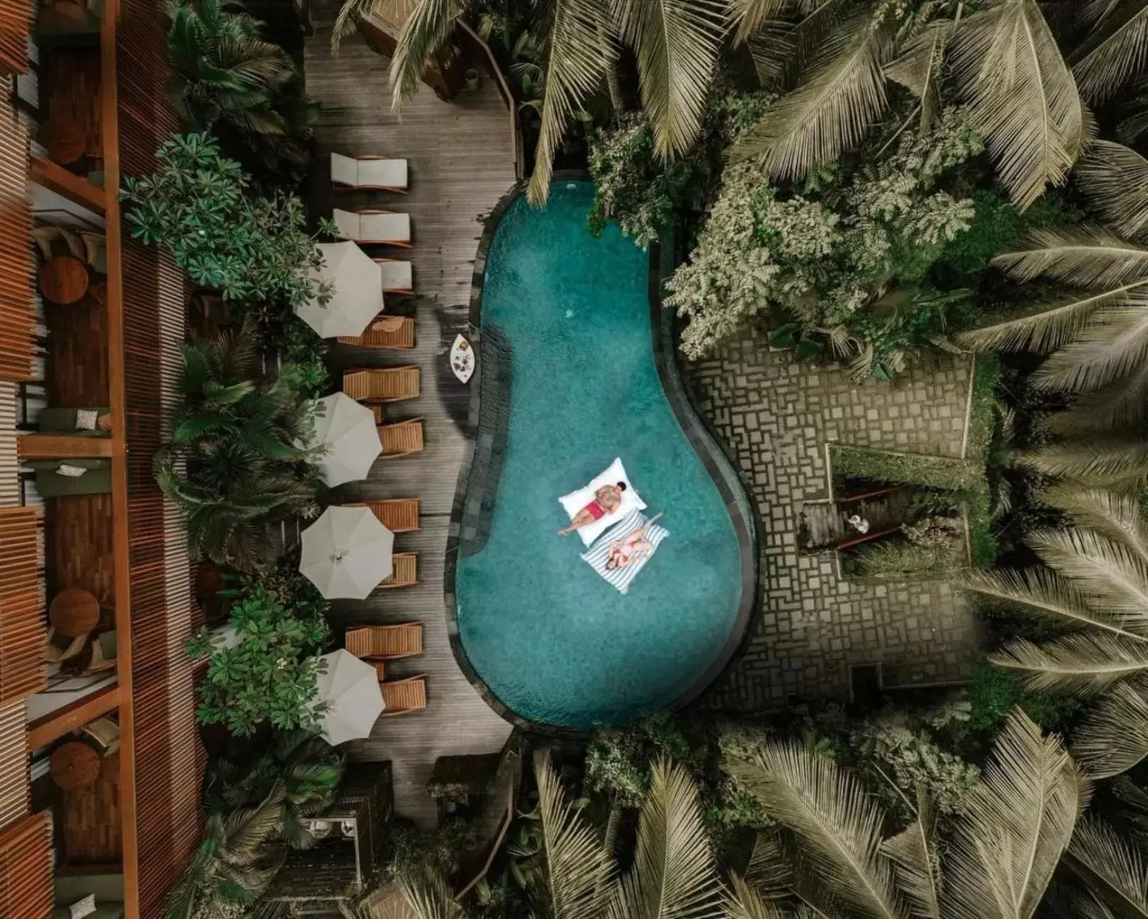 Pool View in Adiwana Unagi Suites