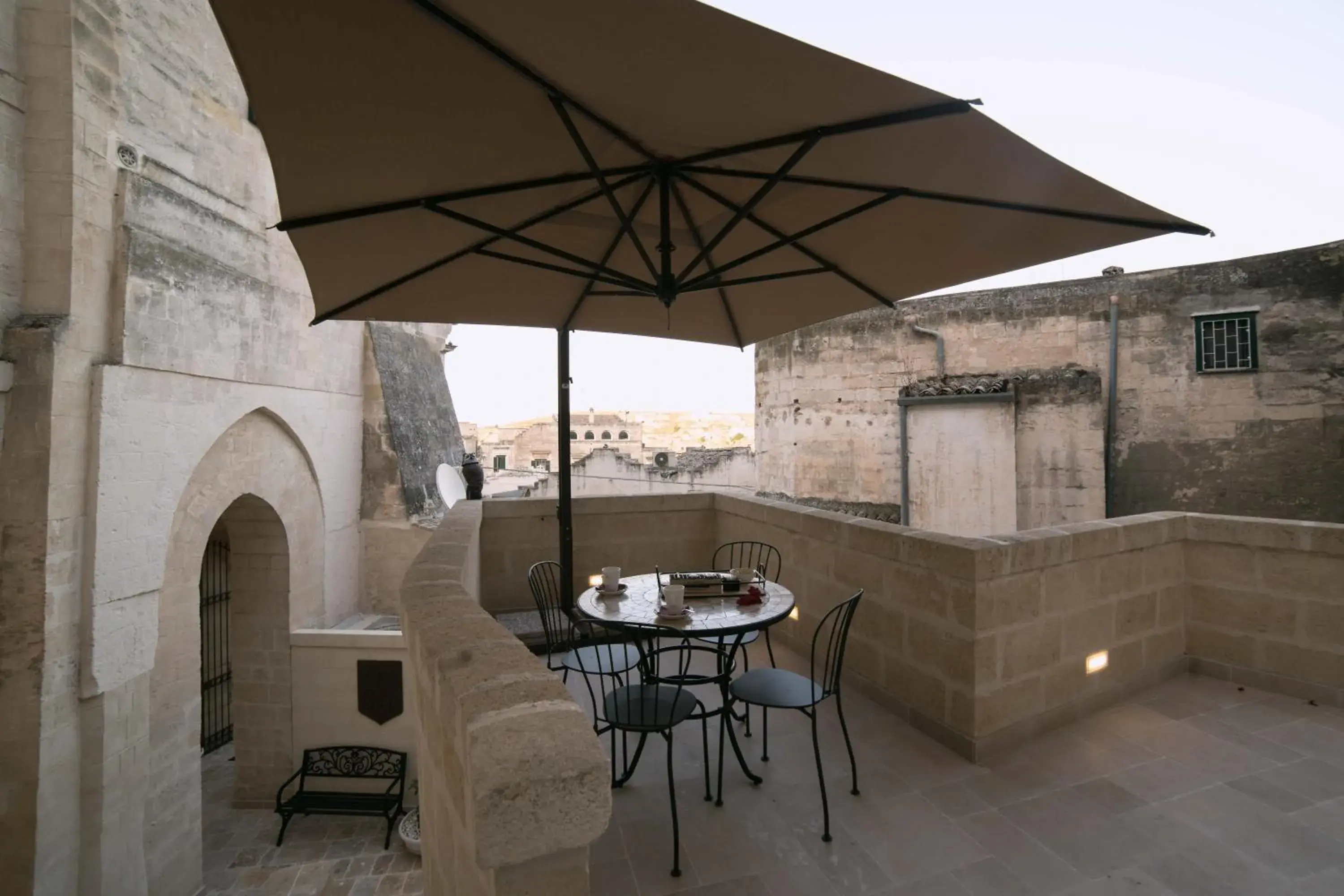 Balcony/Terrace in Albergo Del Sedile