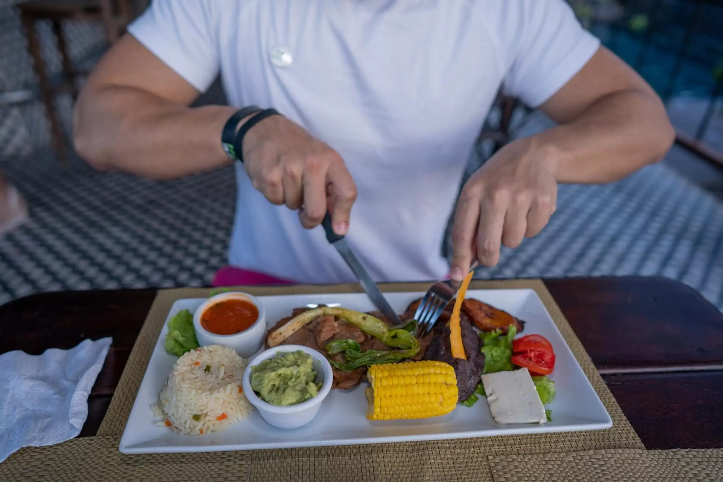 Food in Hotel Casona de La Isla