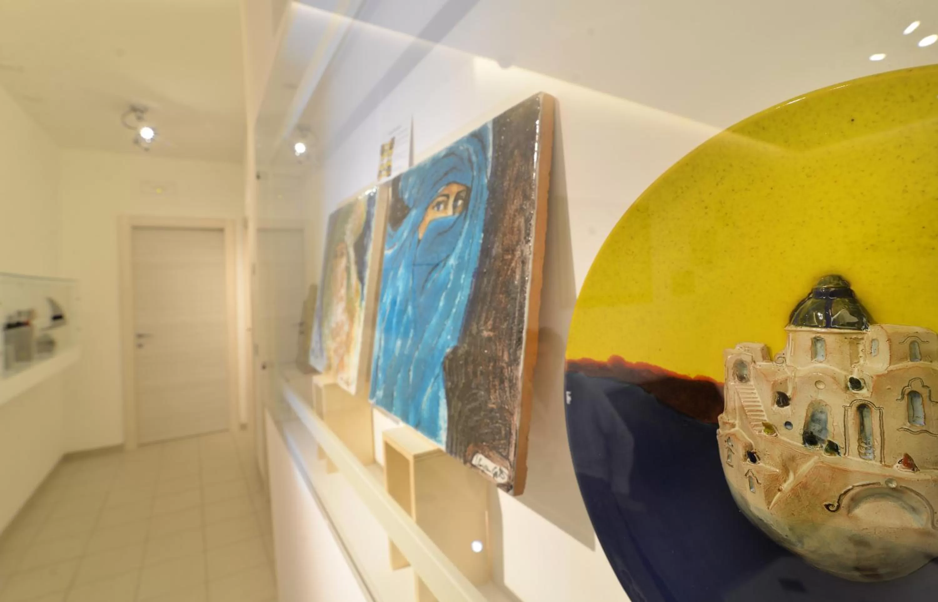 Lobby or reception in Santi e Saraceni Rooms