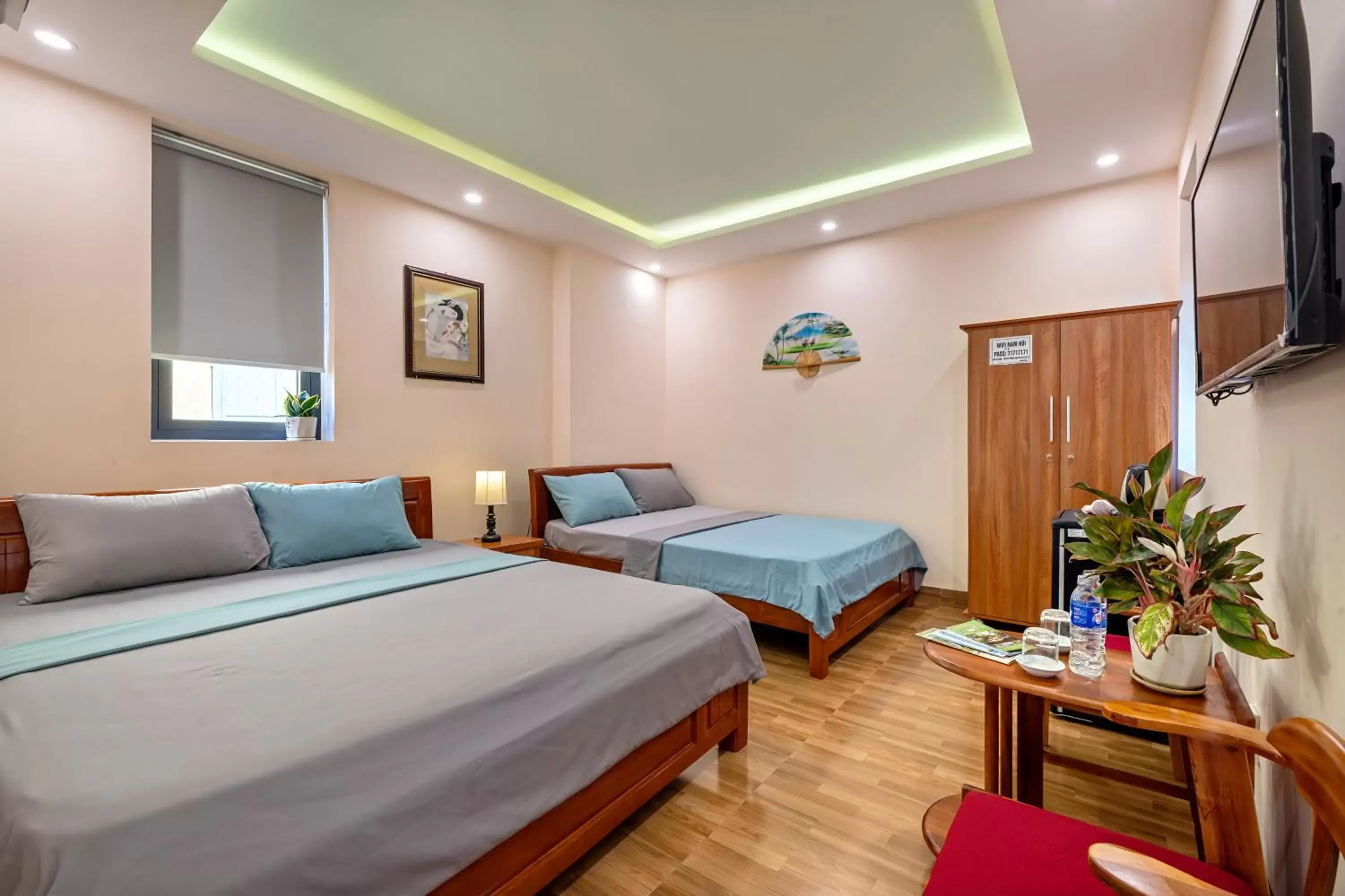 Superior Queen Room with Two Queen Beds in Nam Hội Homestay Superior Queen Room with Two Queen Beds in Nam Hội Homestay