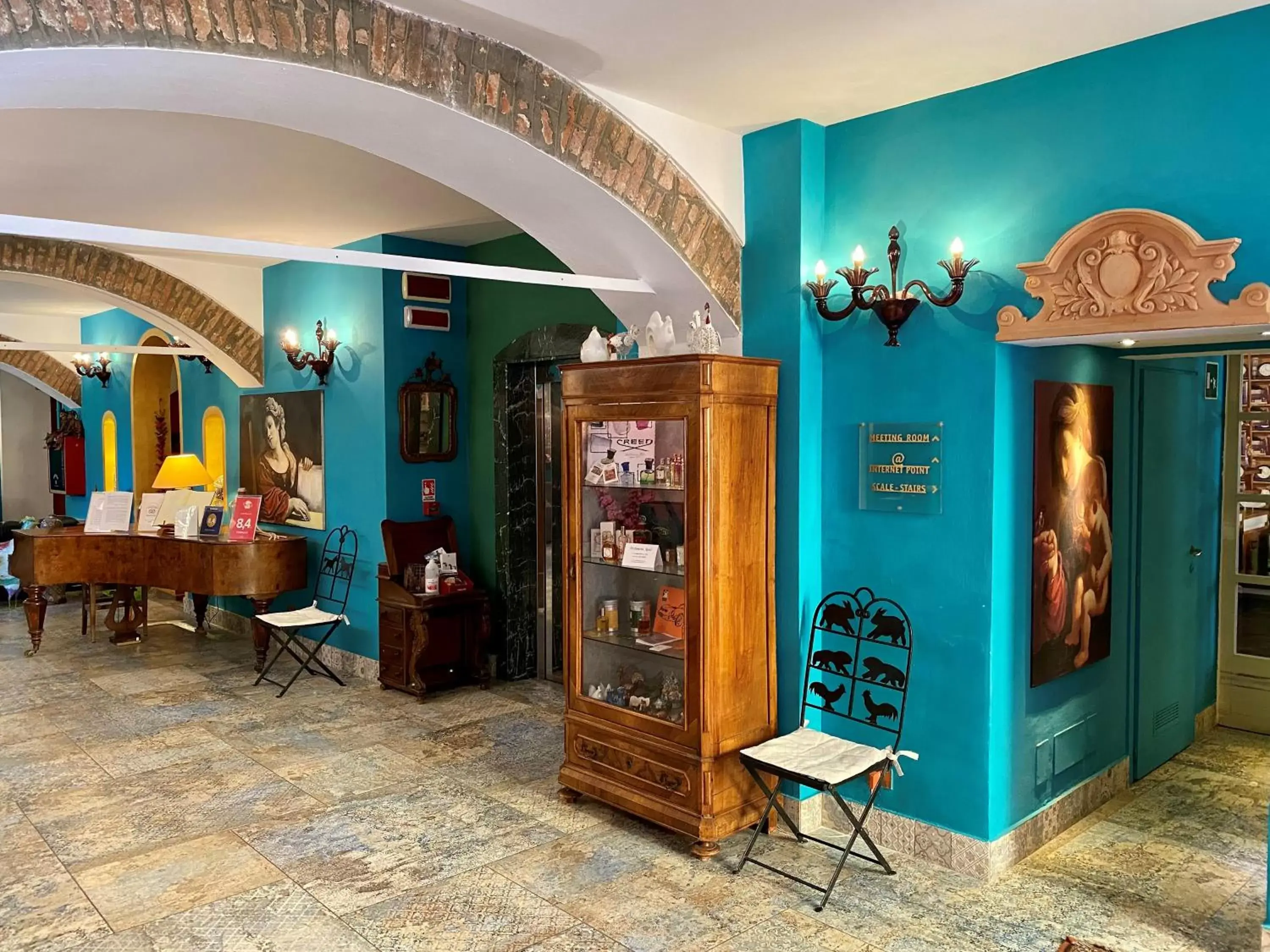 Lobby or reception in Hotel Il Guercino