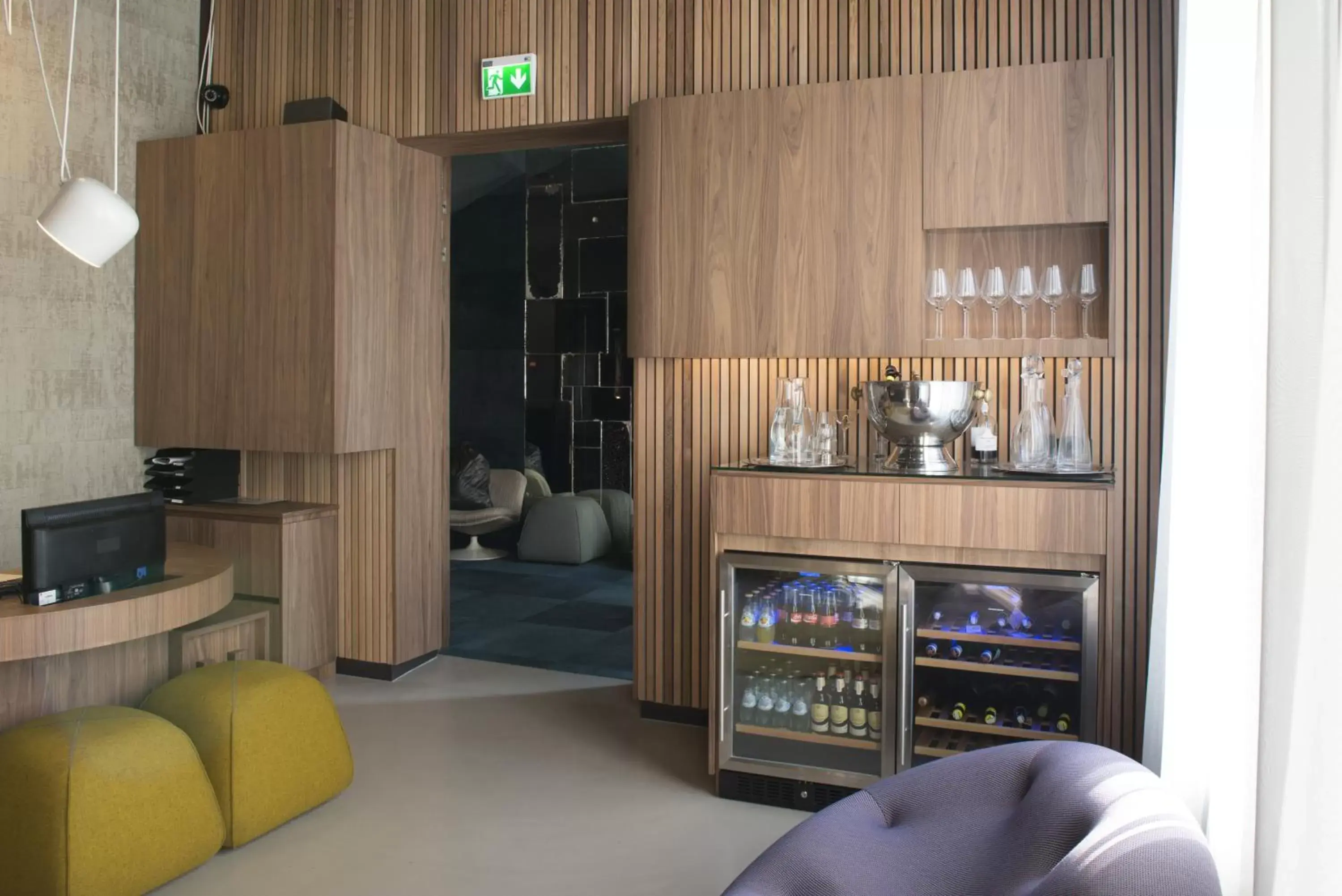 Lobby or reception, Lounge/Bar in Boutique Hotel Oosteinde