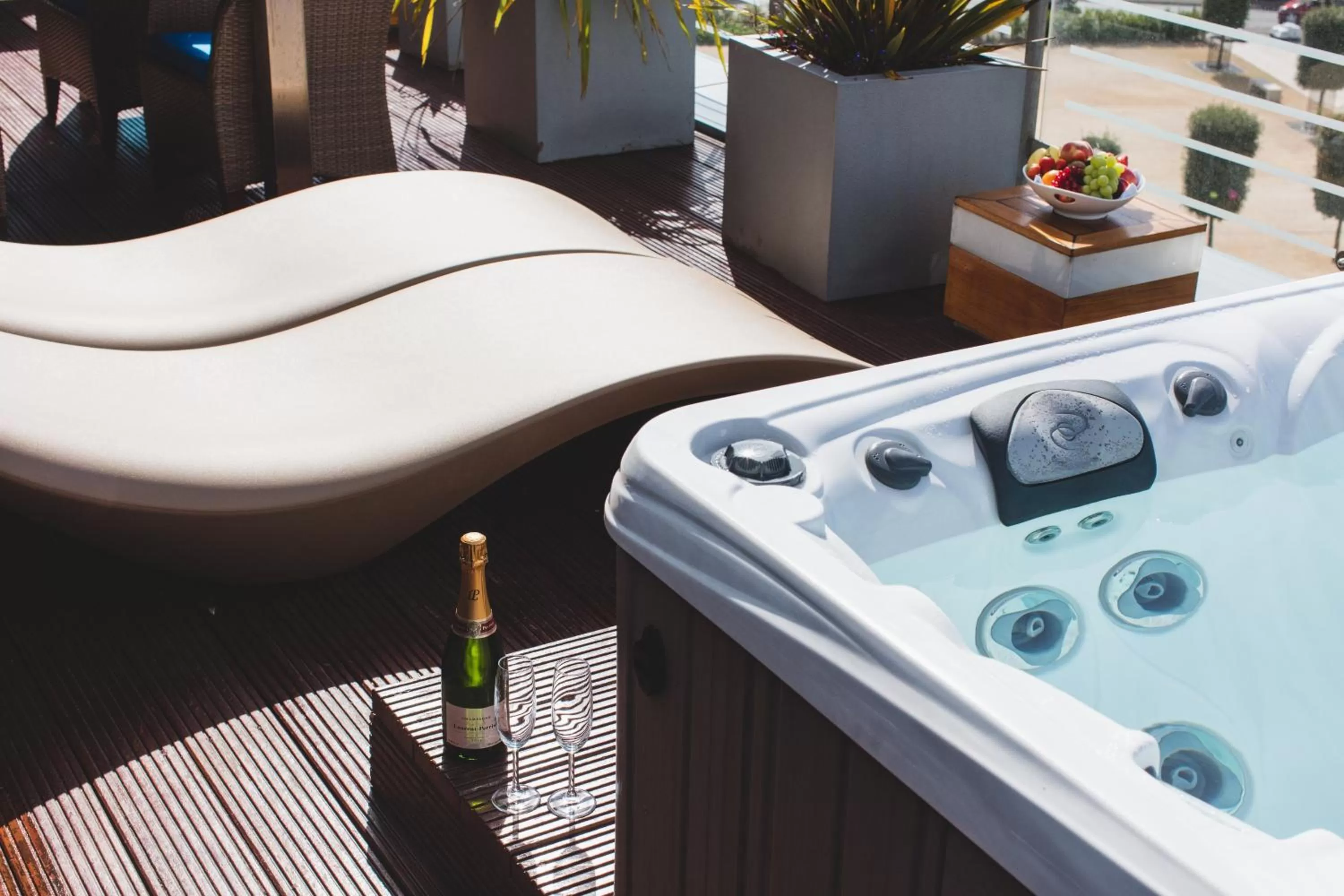 Hot Tub in The Royal Yacht