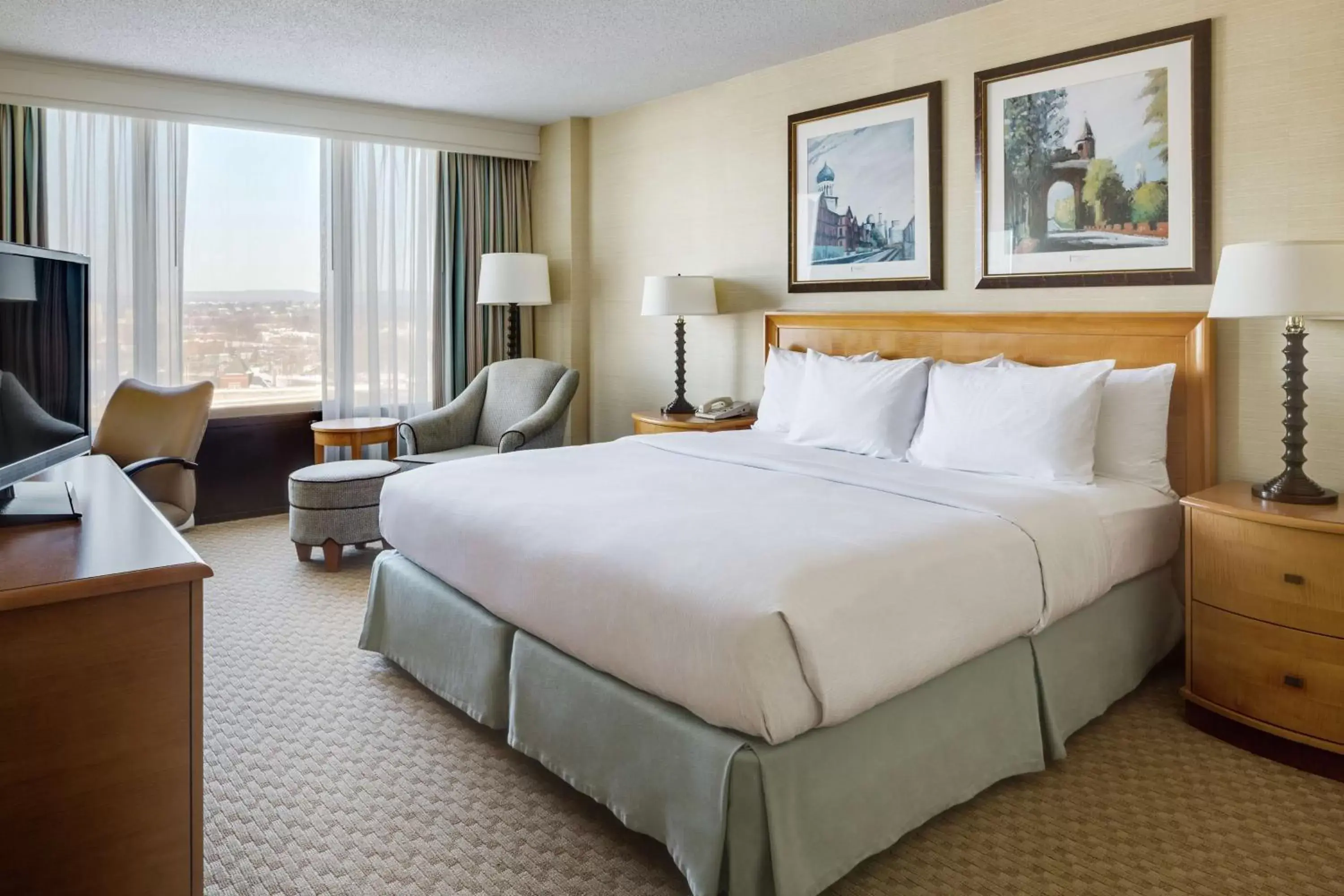 Bedroom, Bed in Hilton Hartford