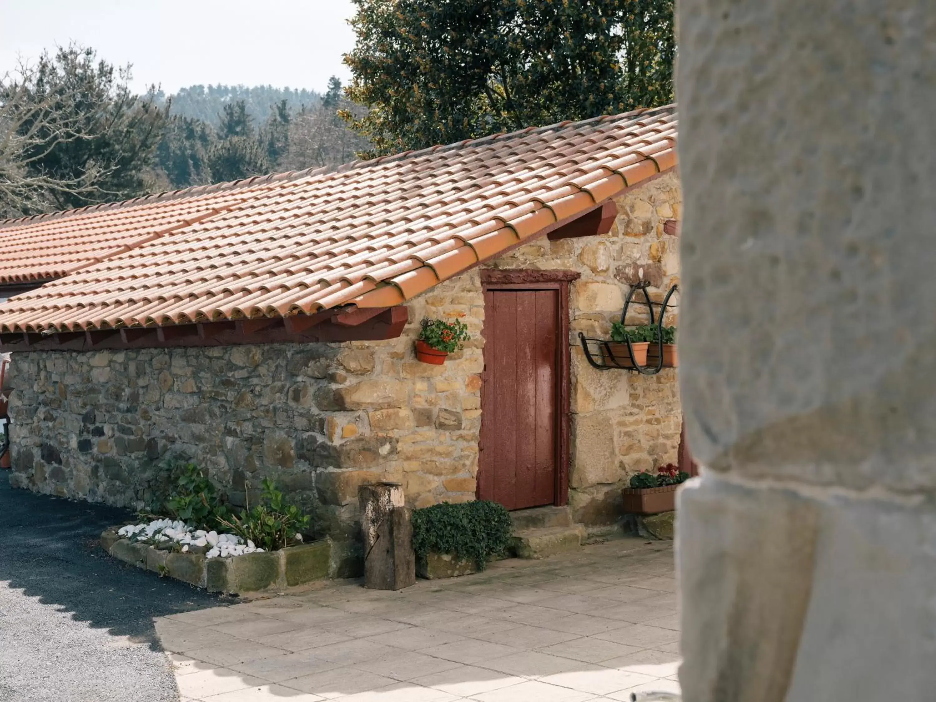 Patio in Hotel Nafarrola