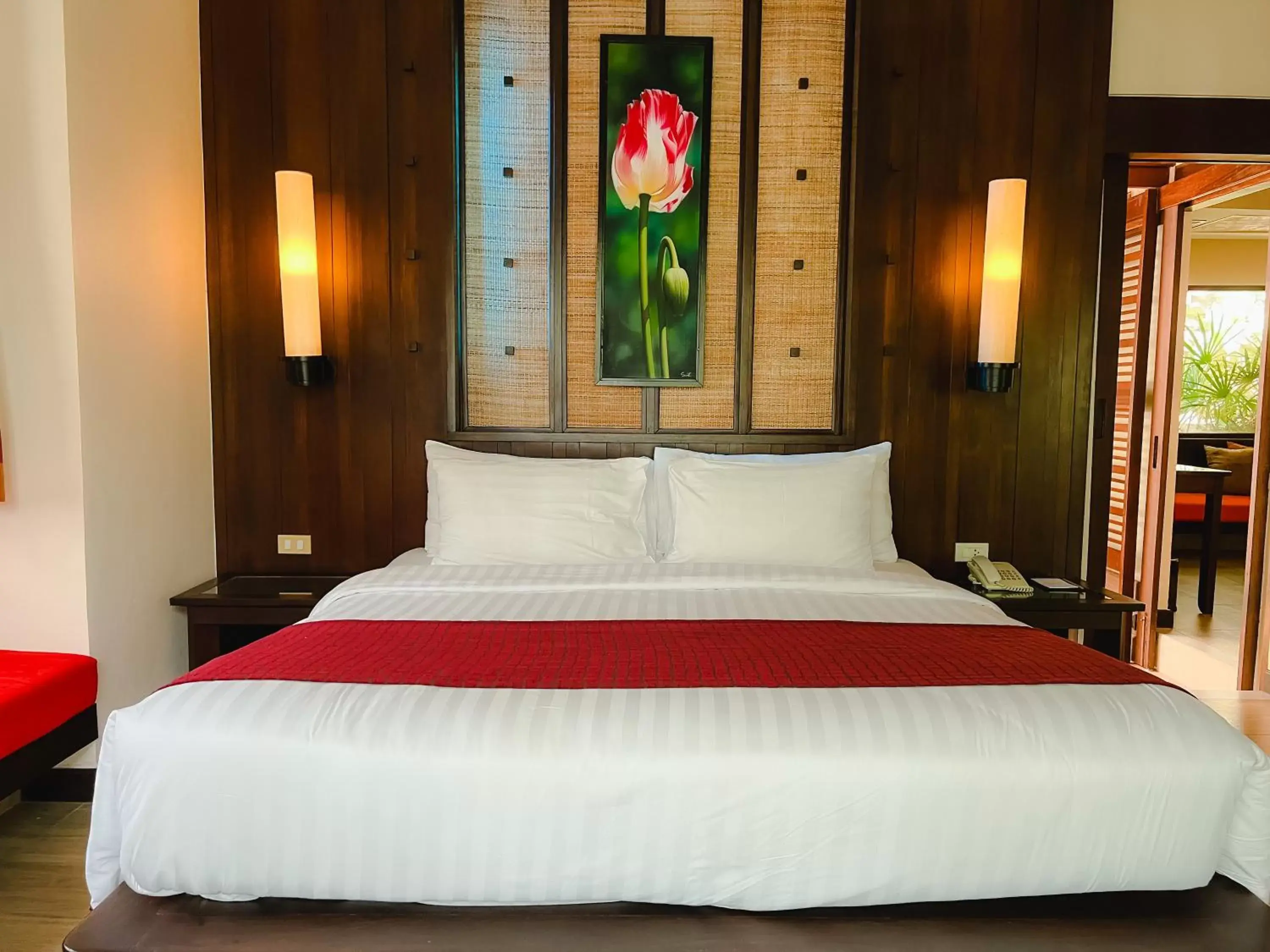 Bed in Aonang Phu Pi Maan Resort & Spa - SHA Extra Plus