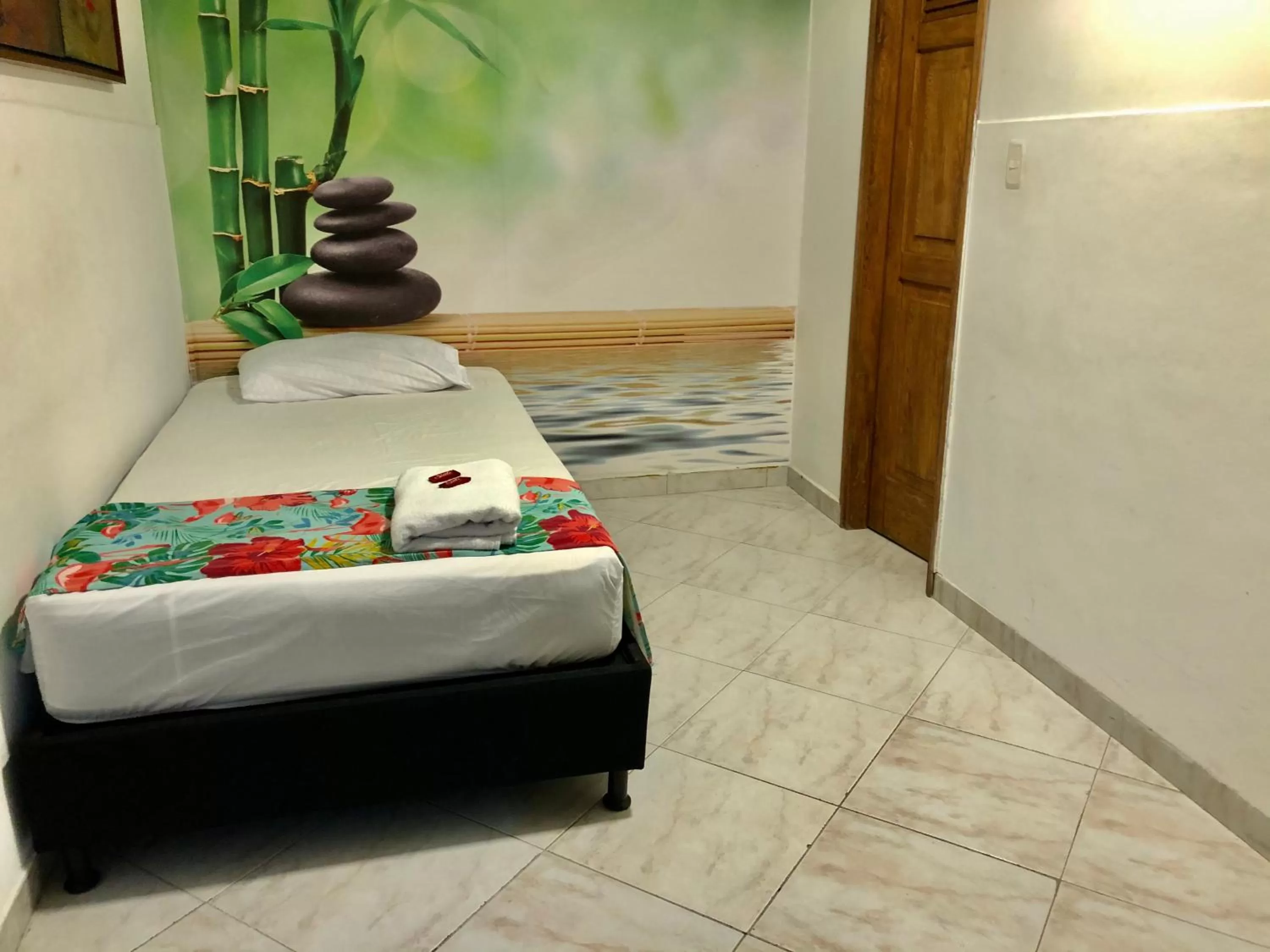 Bed in Hotel Casa Malibú