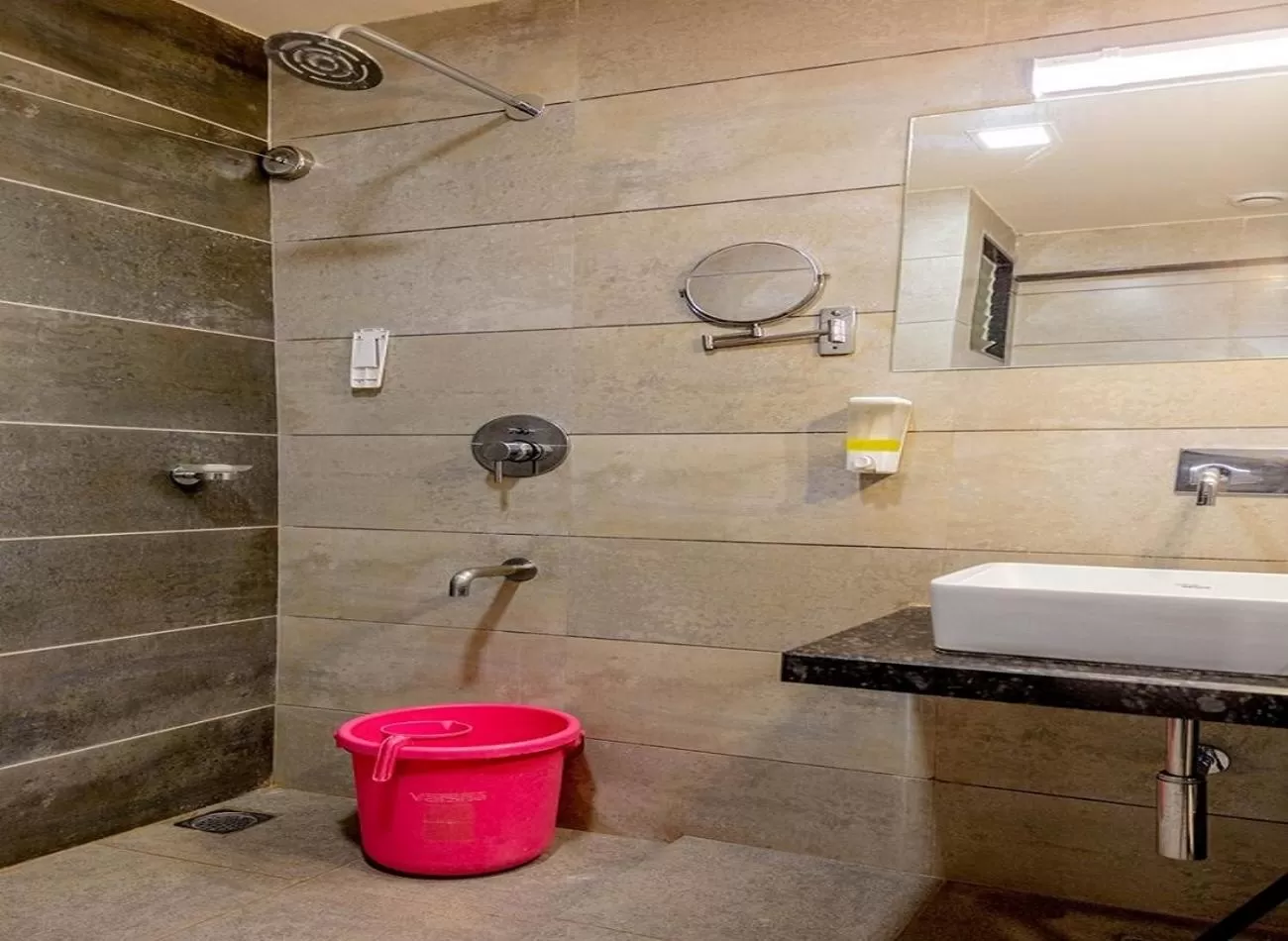 Bathroom in Ashok inn