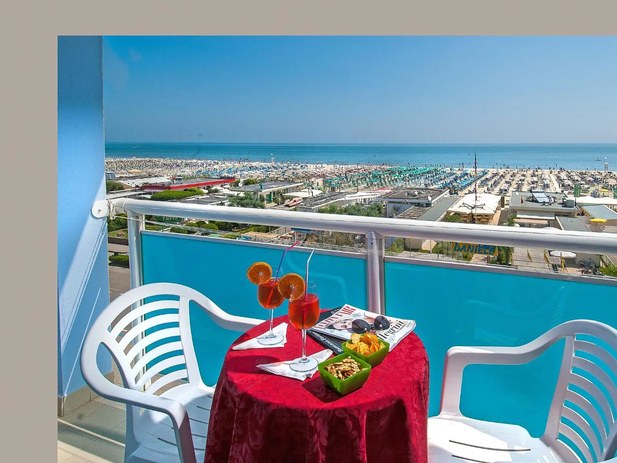 Sea view, Balcony/Terrace in Hotel Odeon