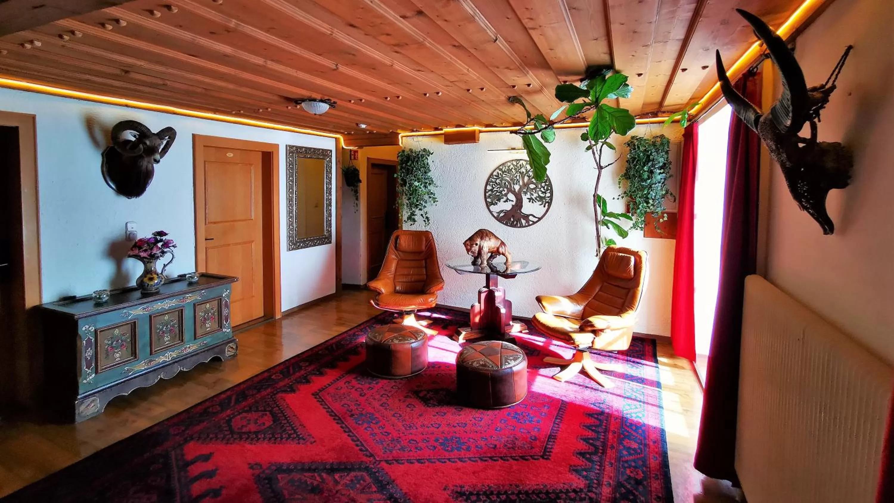 Seating area in Gasthof Geronimo